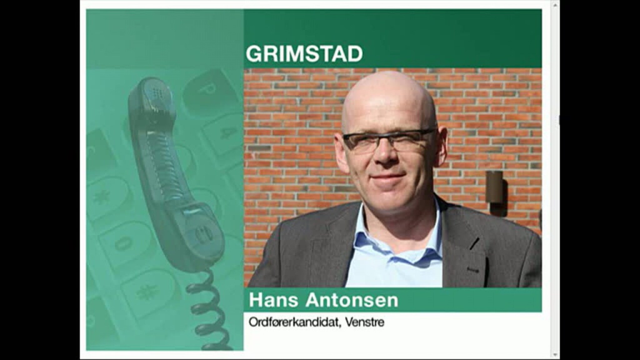 Grimstad: - Ikke problem med å samarbeide med Høyre
