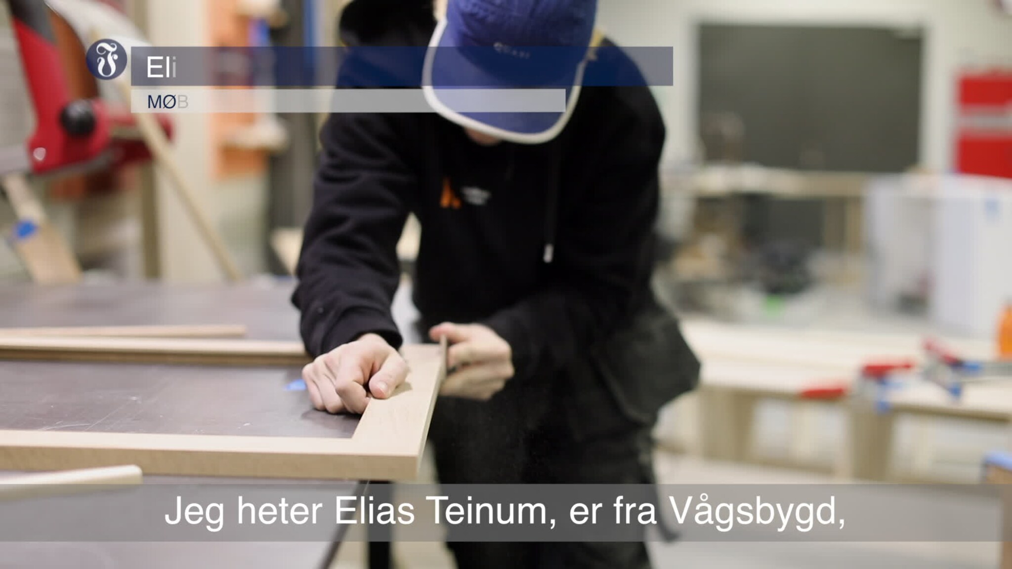 Møbelsnekker Elias Teinum