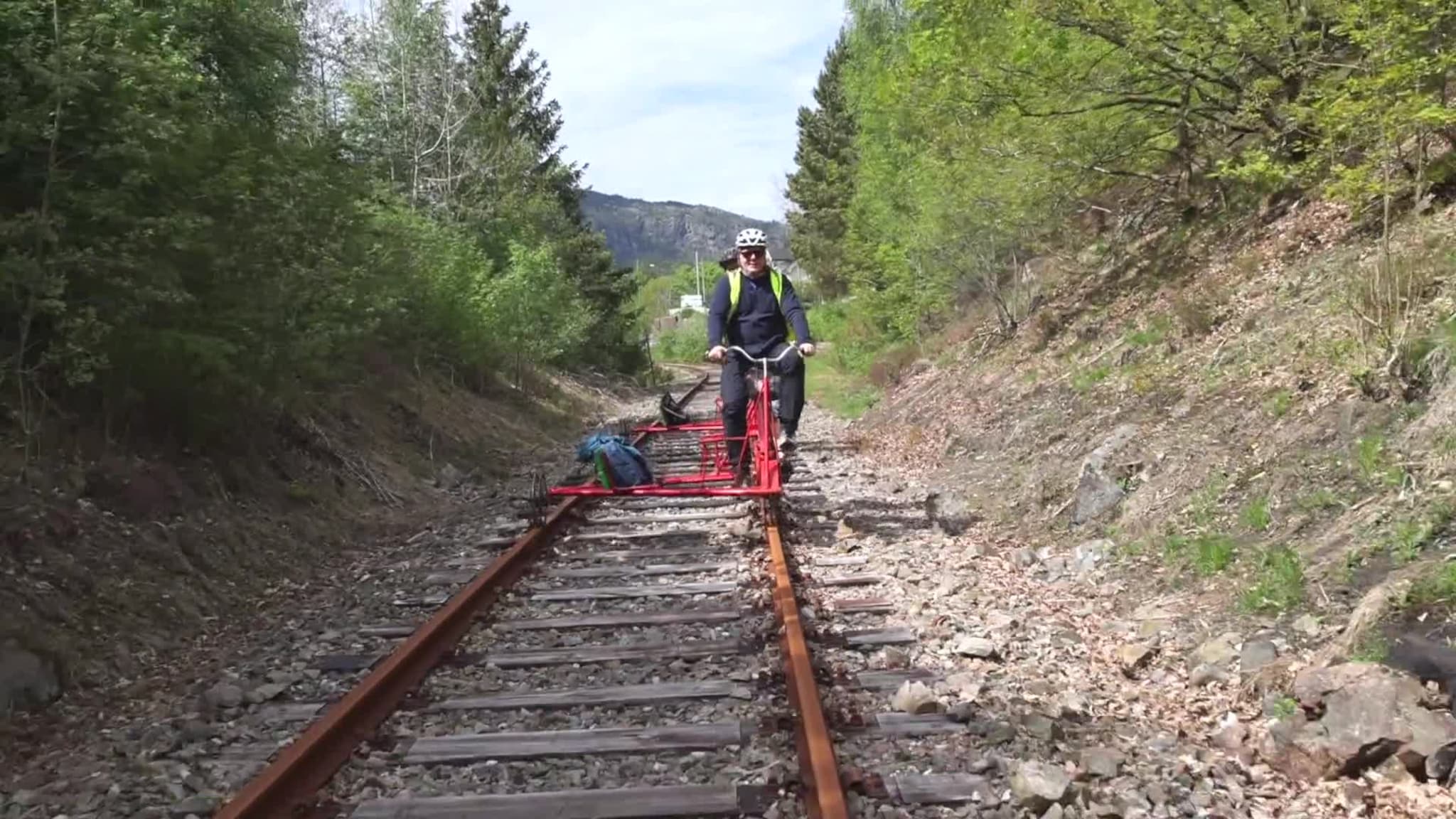 Dresinsykling på Flekkefjordbanen 3