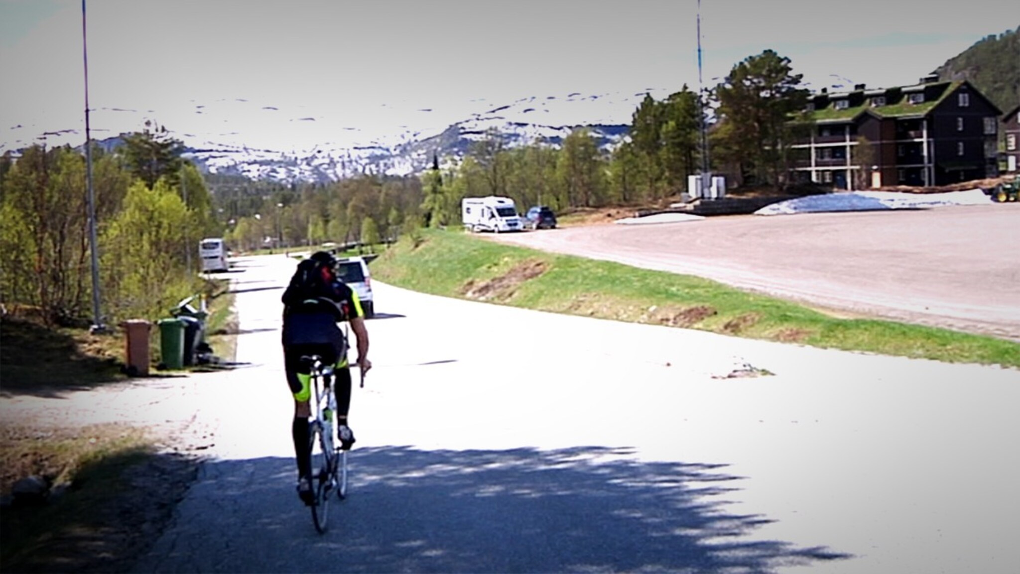 Her begynner han på tilbaketuren