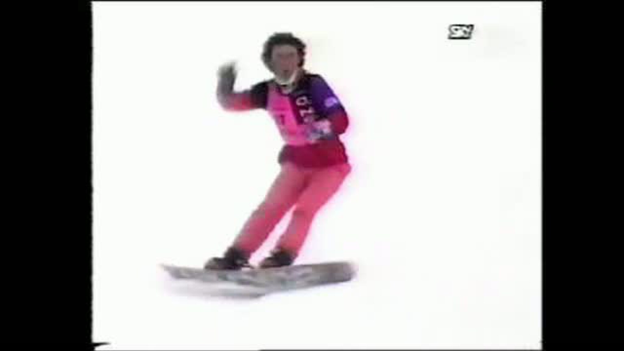 Snowboard à la 80-tallet