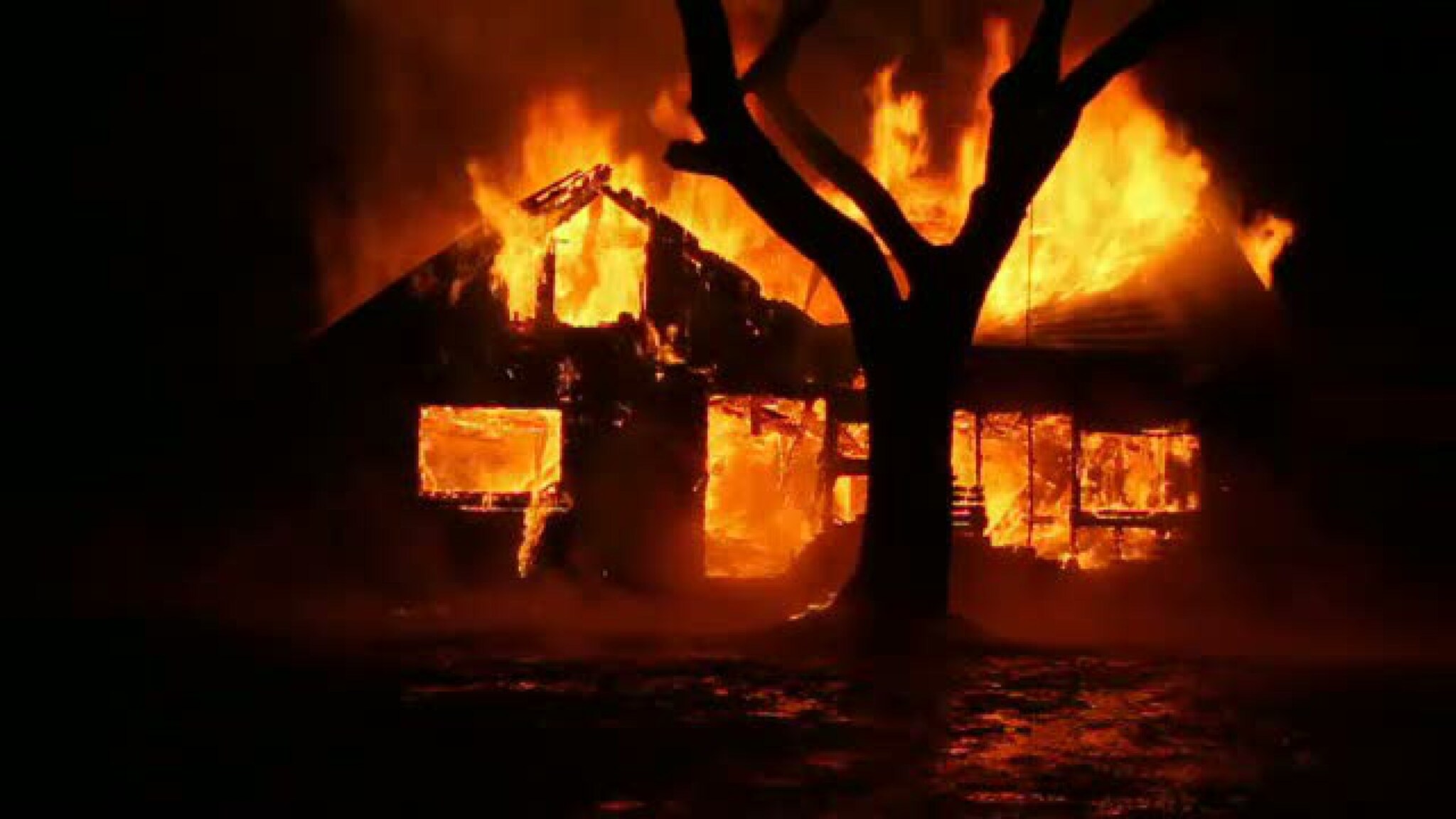 Brannøvelse i Lillesand