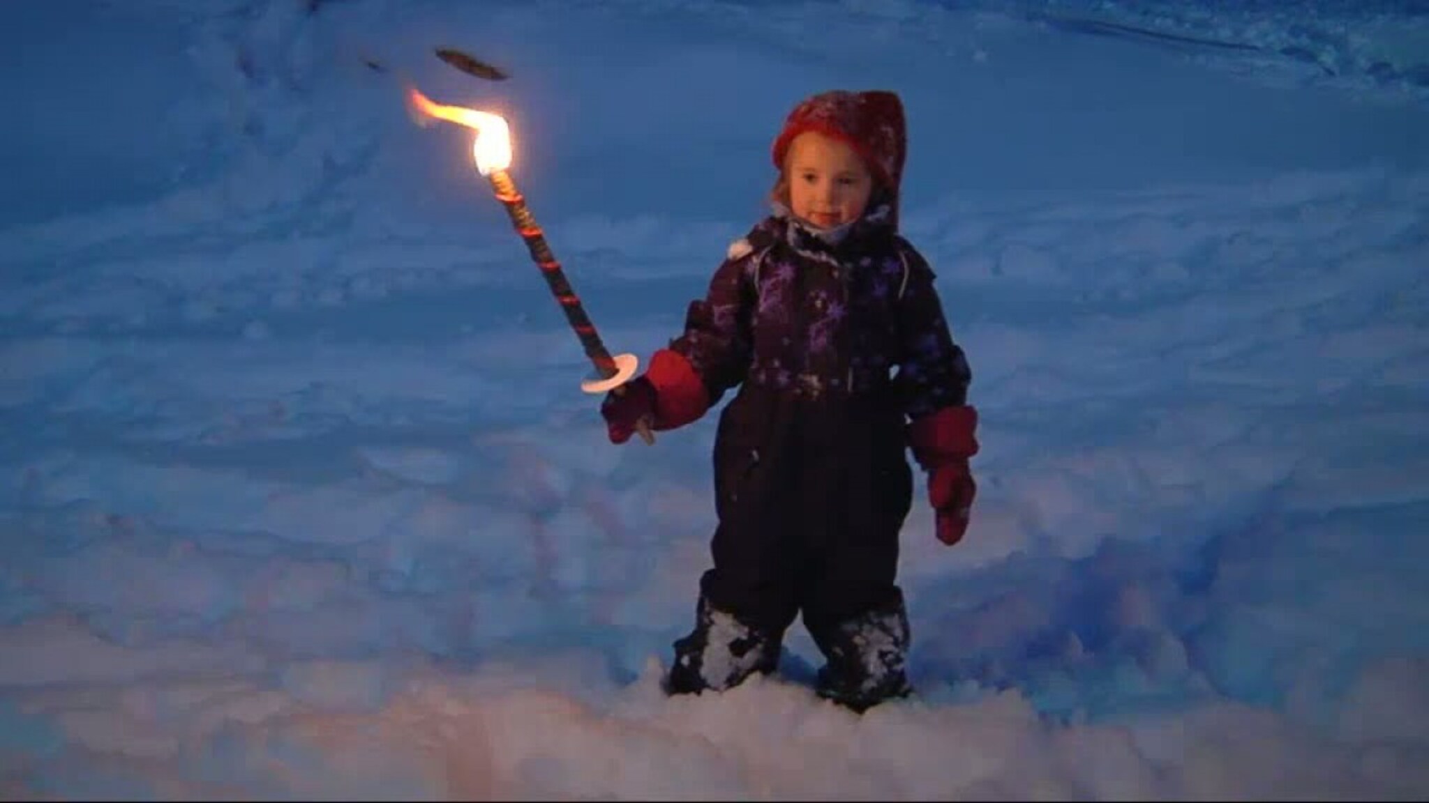 Video fra barnas fakkeltog