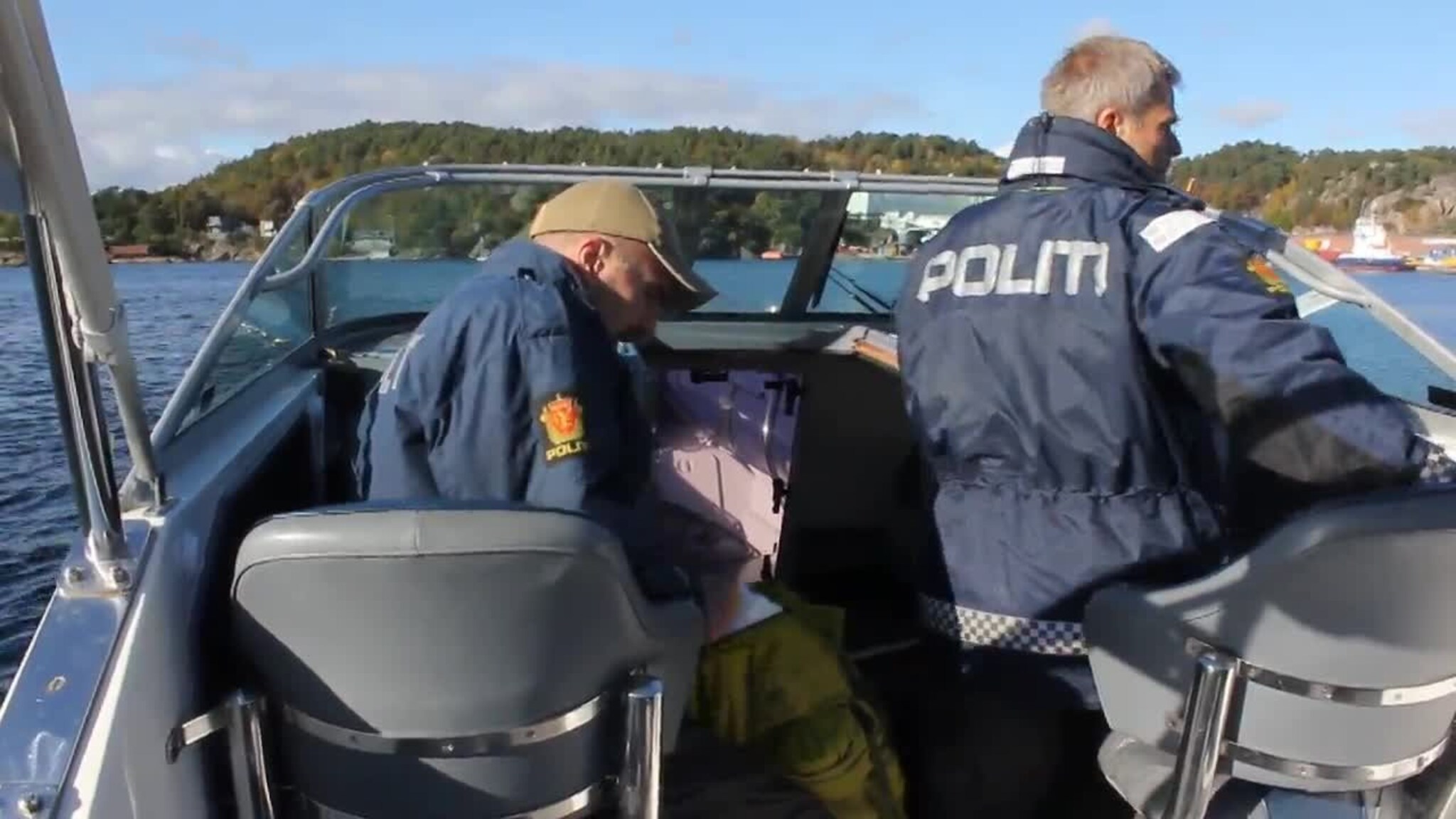 Her trekker han opp en ulovlig teine