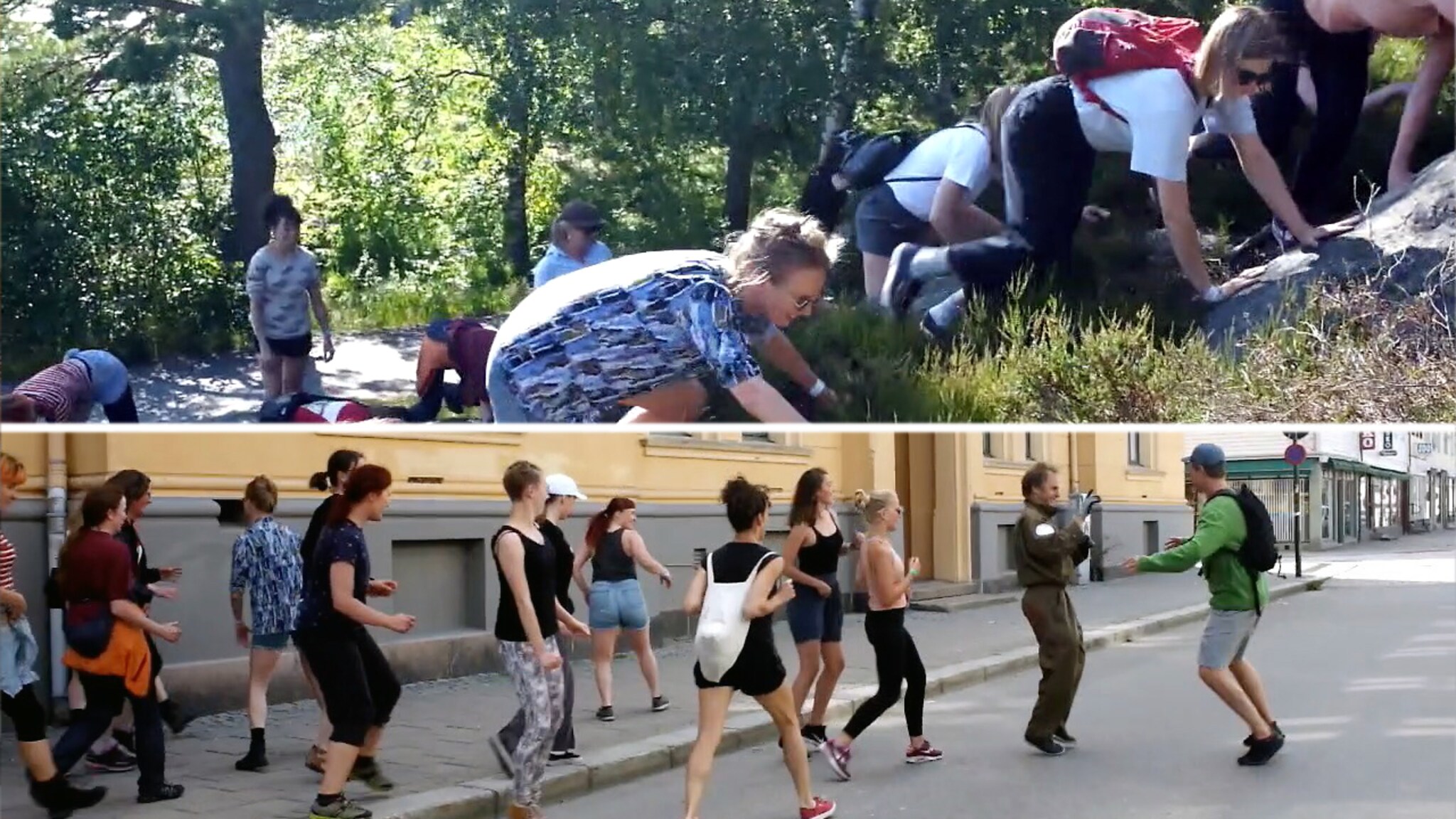 Hva er det som får voksne folk til å kravle i skogen og danse som barn i gatene?