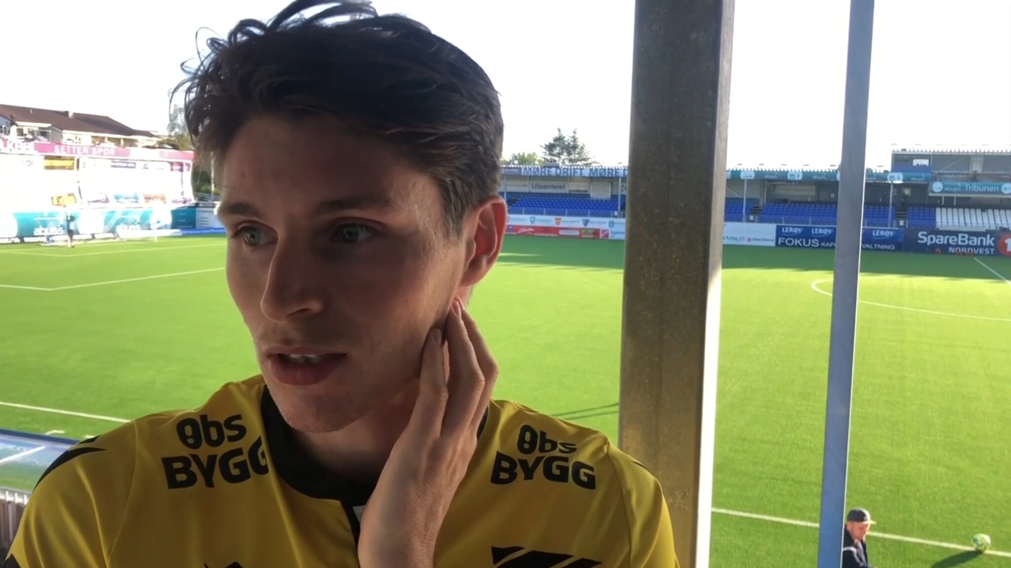 Kasper Skaanes etter kampen mot Kristiansund