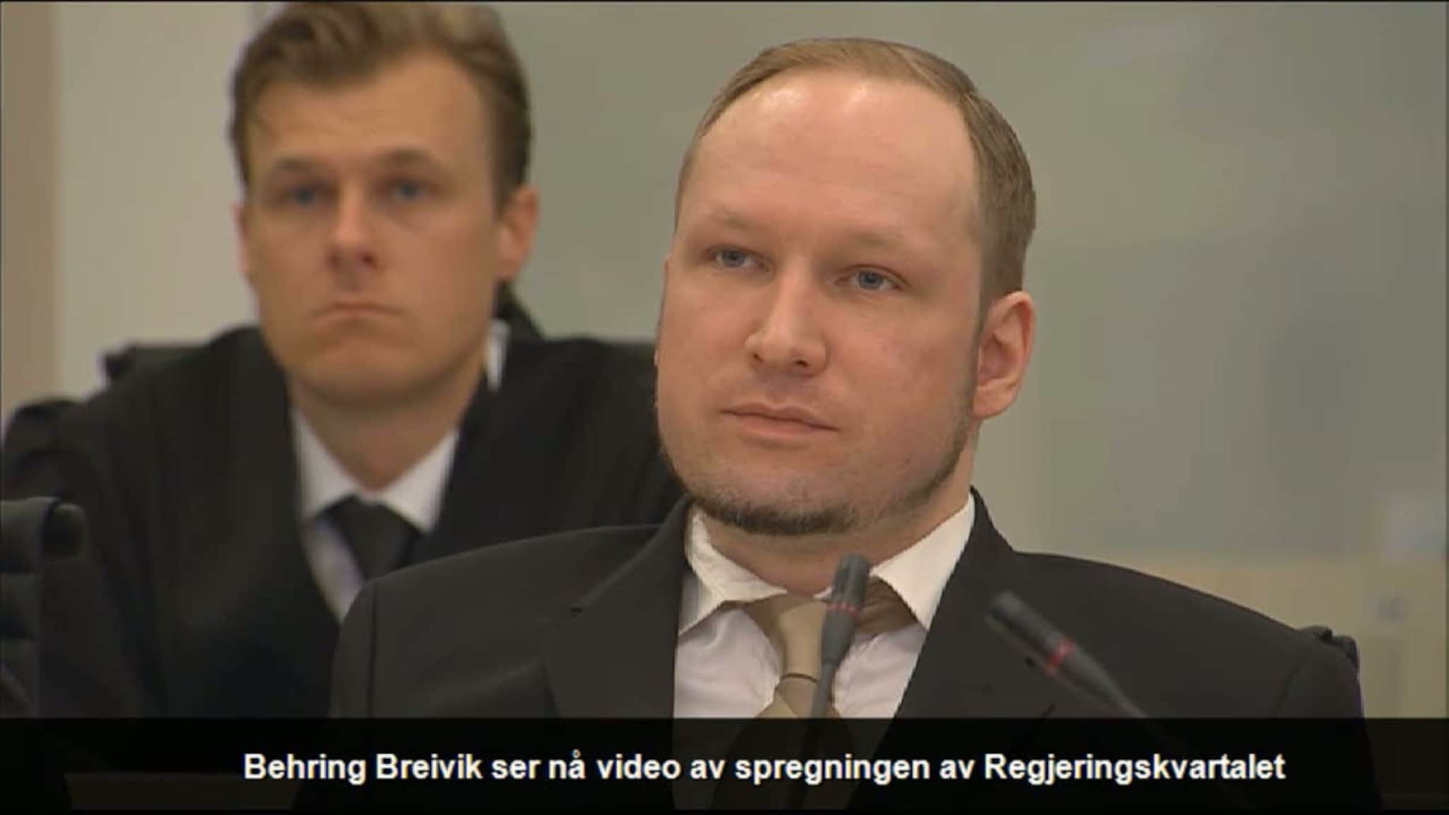 Behring Breivik ser video fra 22. juli