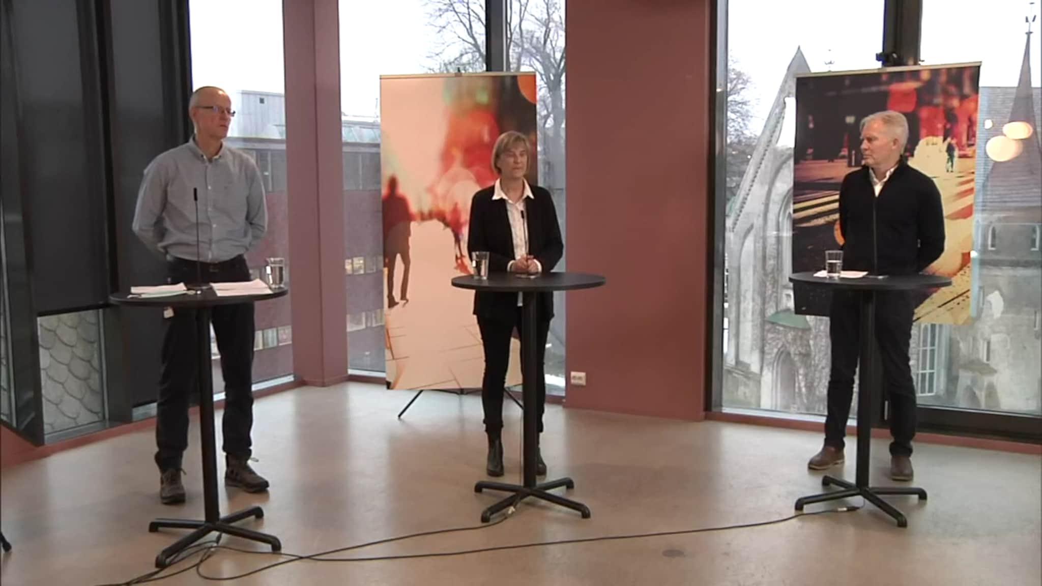Se vår sending om nye koronatiltak i opptak