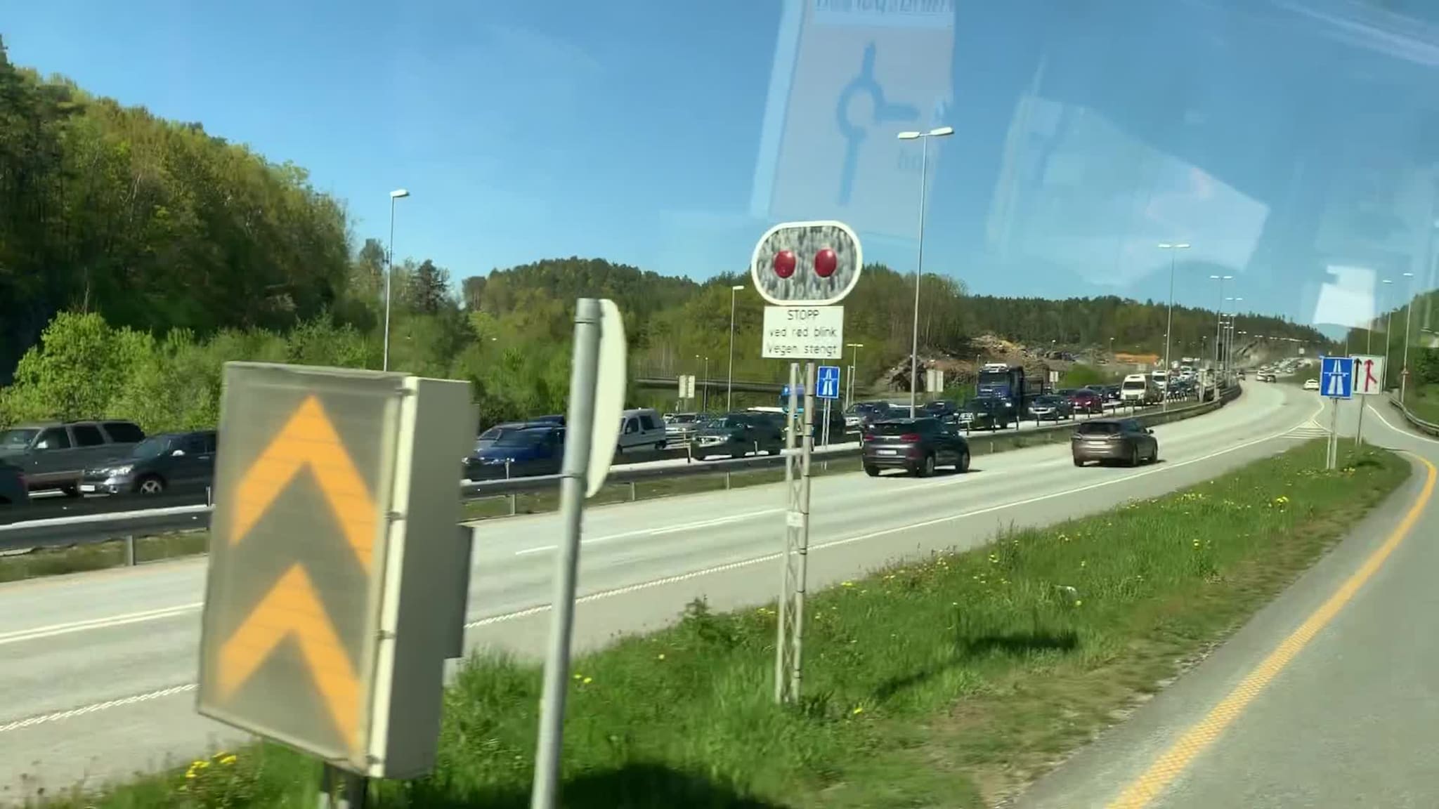 Trafikkaos i Sørlandsparken