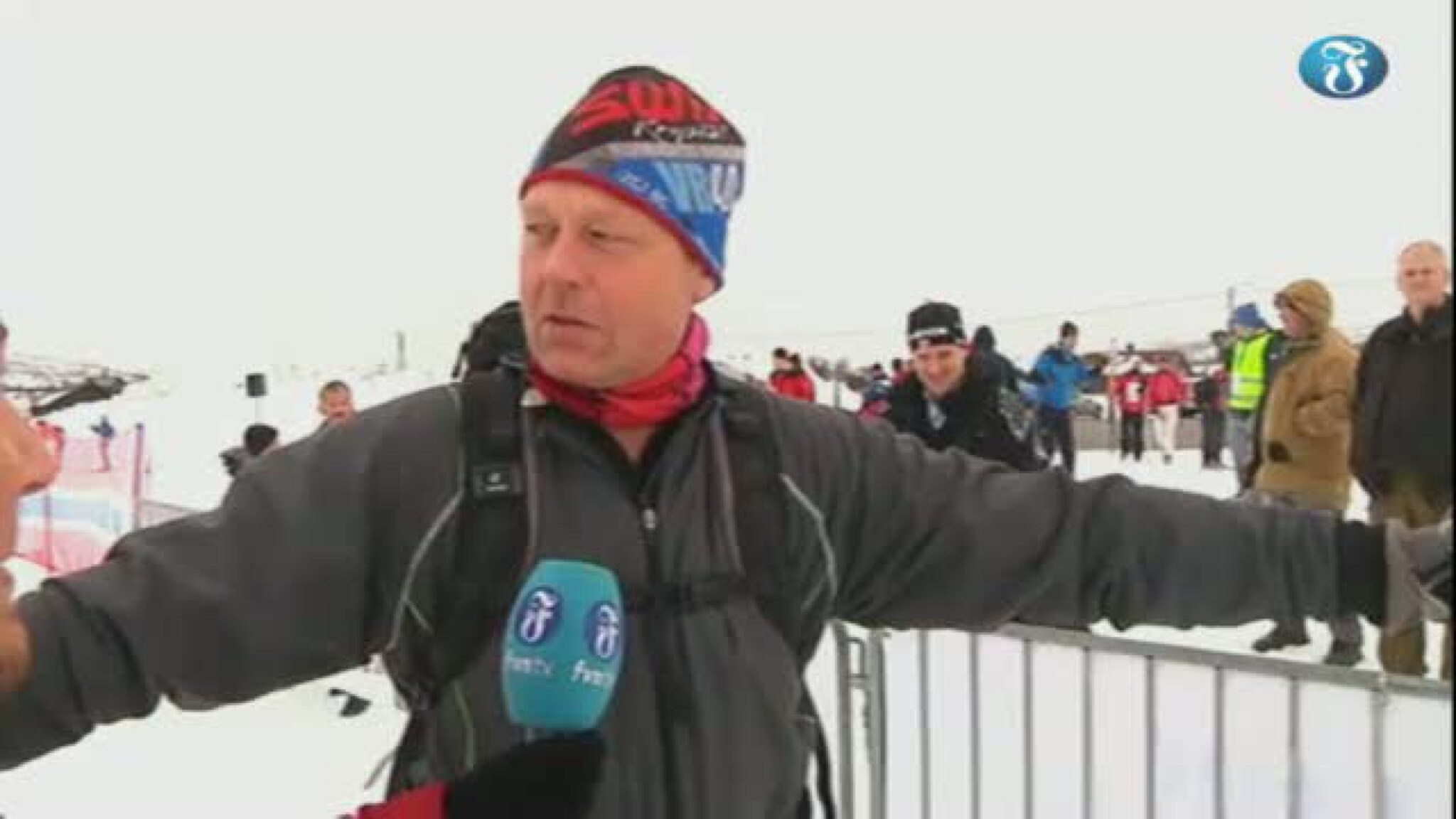 Varmet opp med havresuppe og rød saus