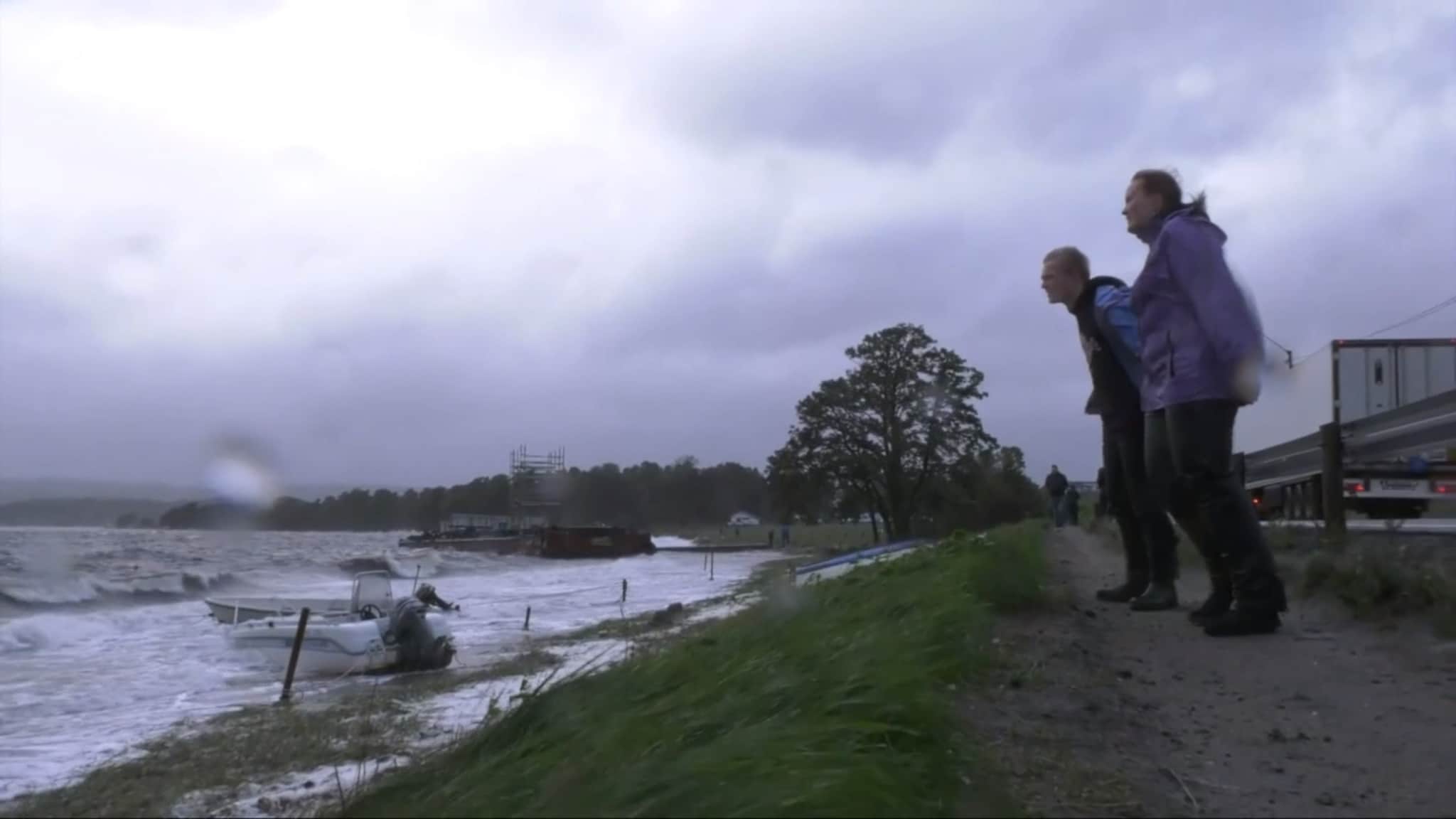 Slik var uværet i Kristiansand