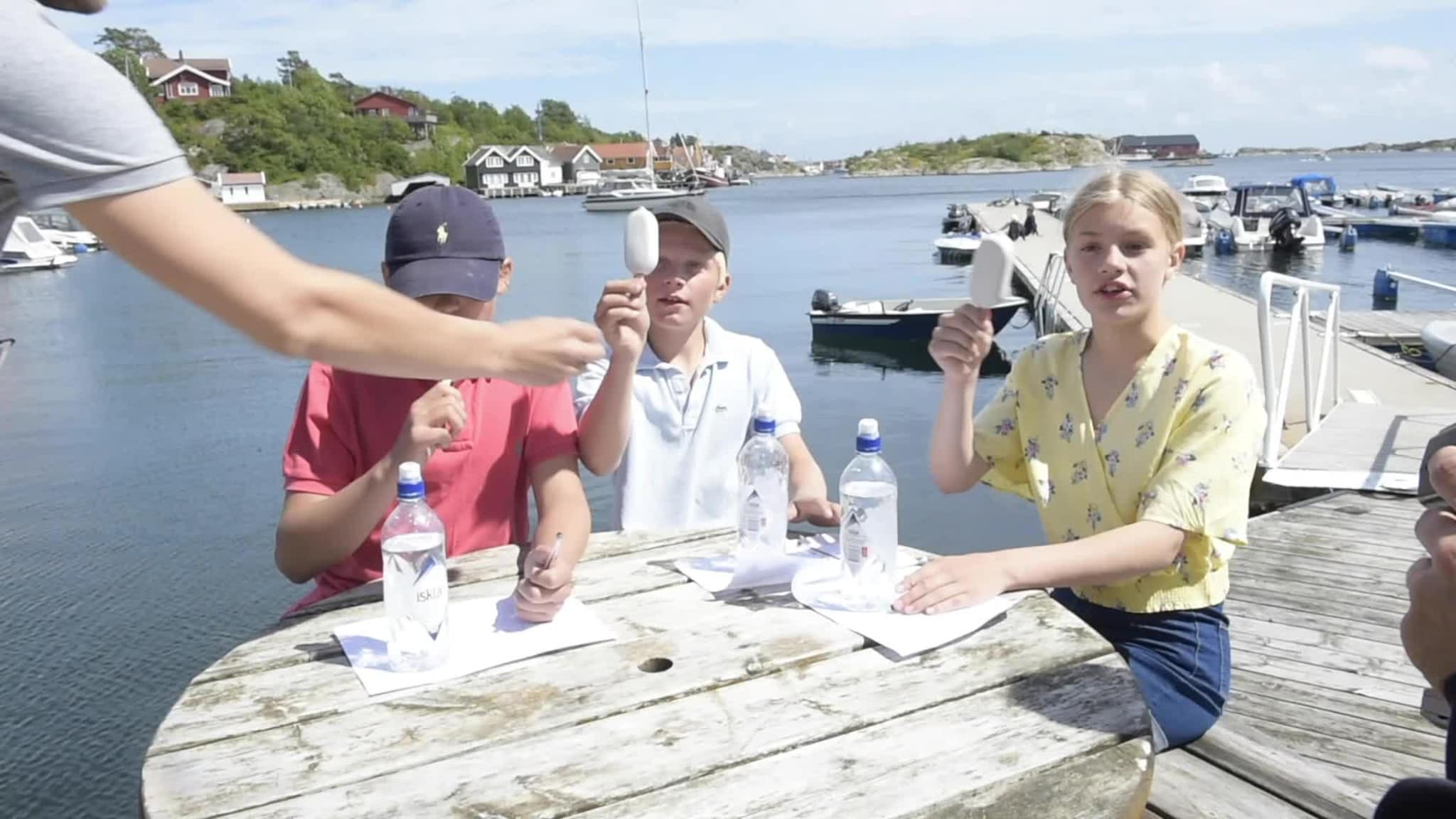 Test av småis