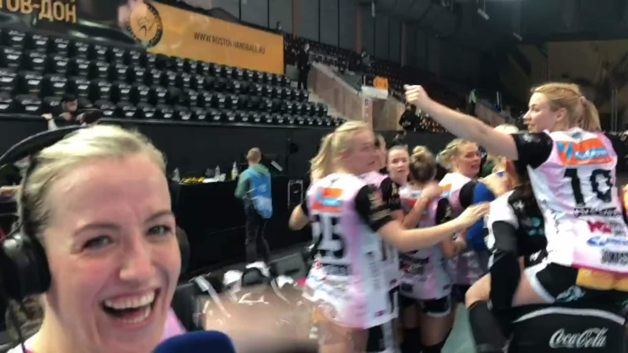 Her tar Heidi Løke oss med i seiersjubelen i Russland