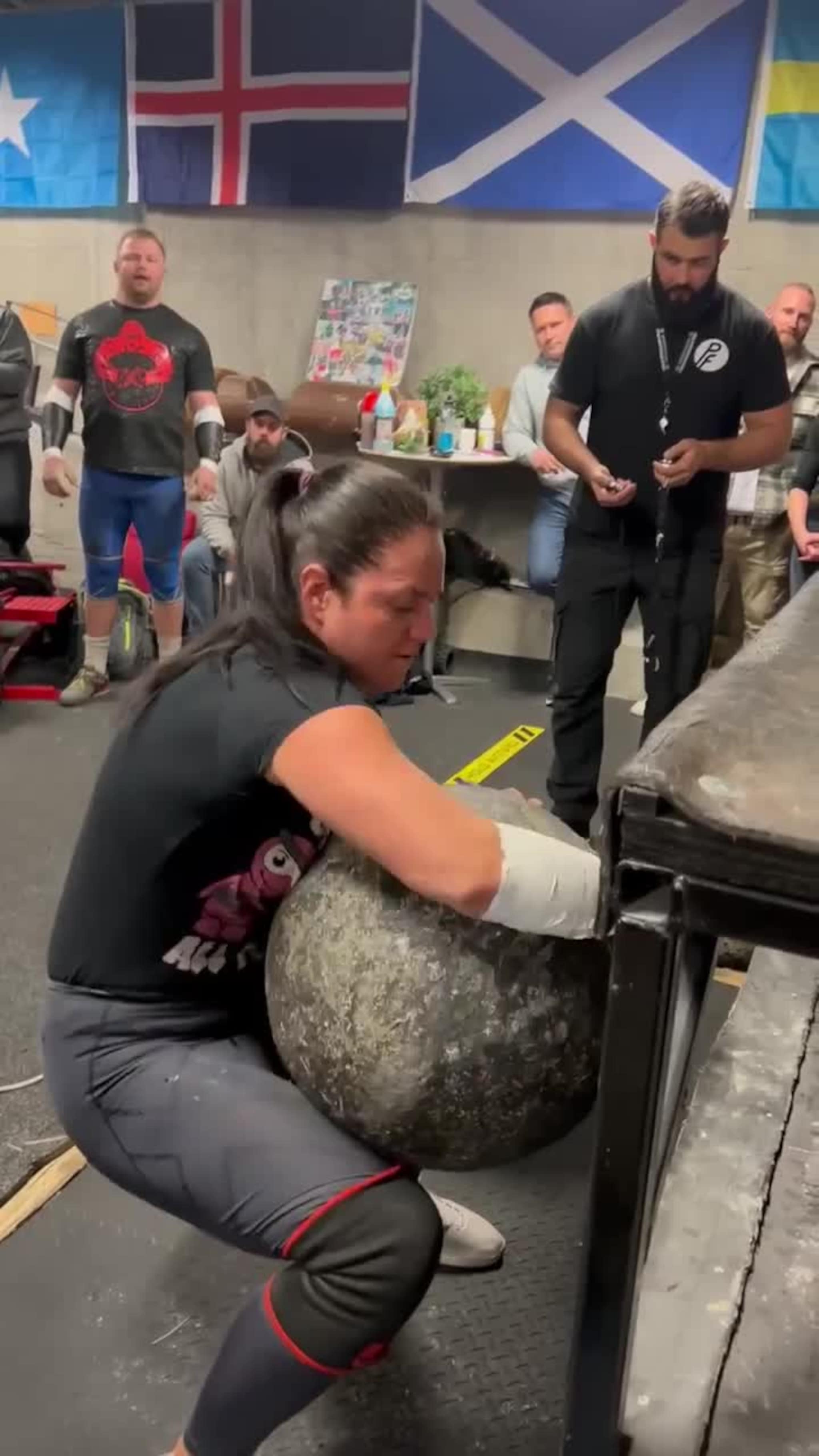 Martina Arsulic i steinløft 125 kilo
