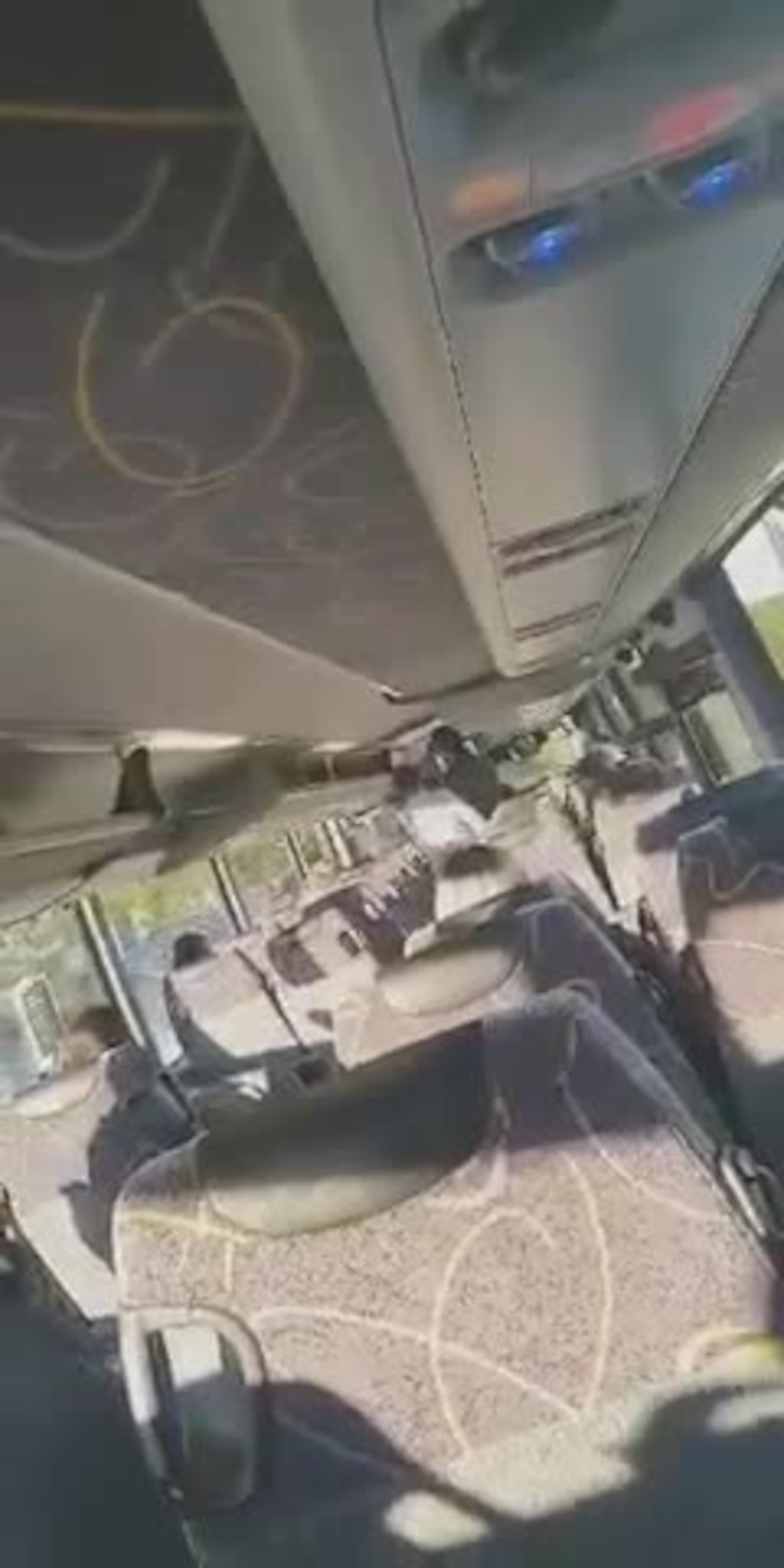 Sint passasjer slo mot bussjåfør