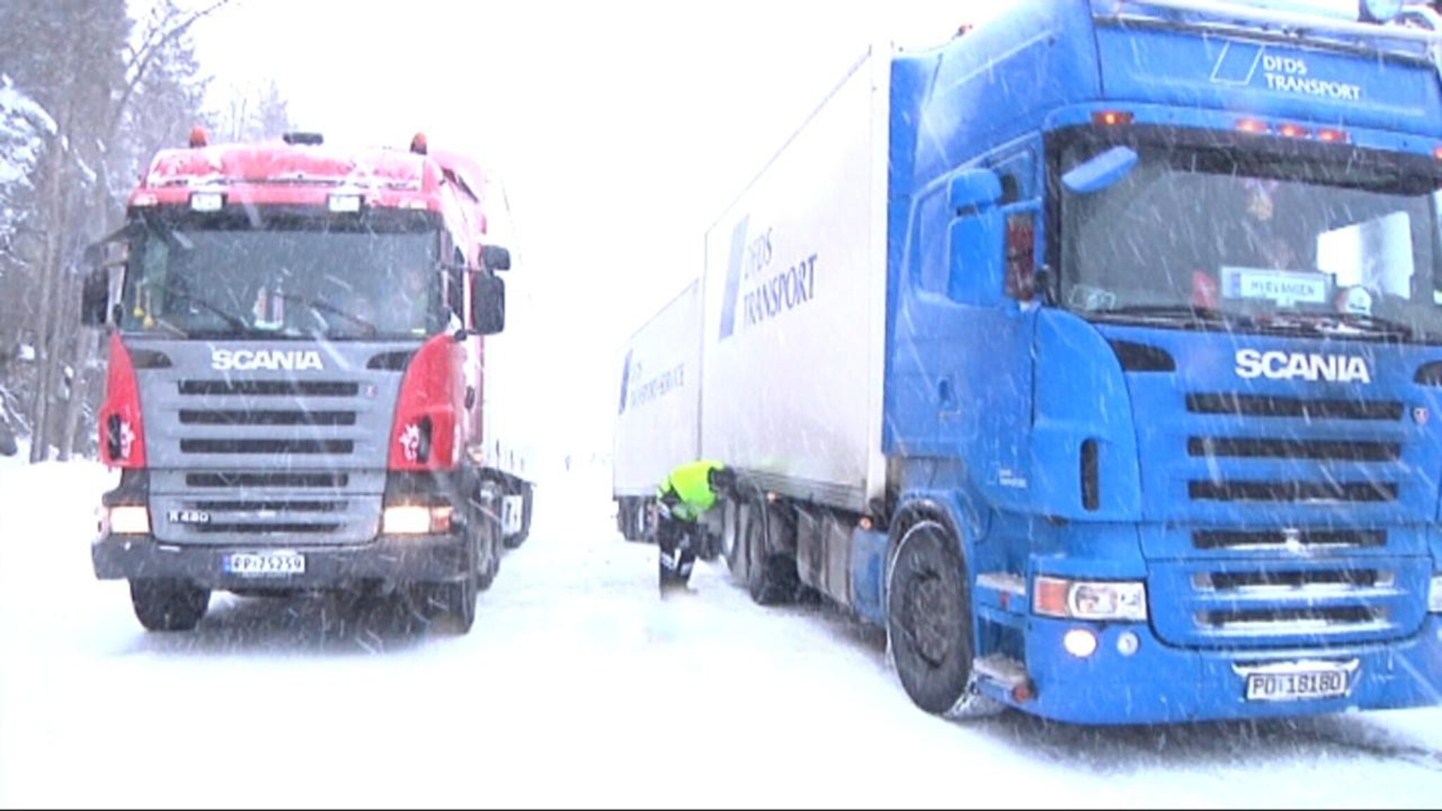 - Kaos på veiene helt fra Horten