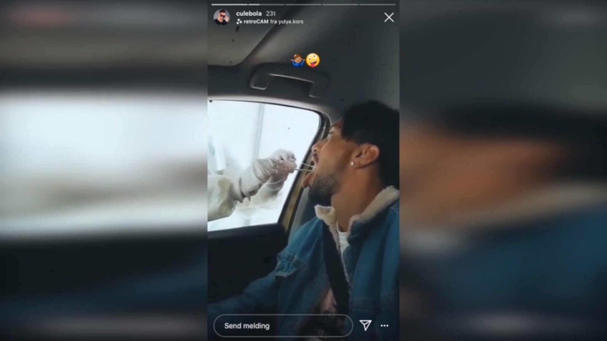 VIDEO: Her blir Bolaños testet for korona