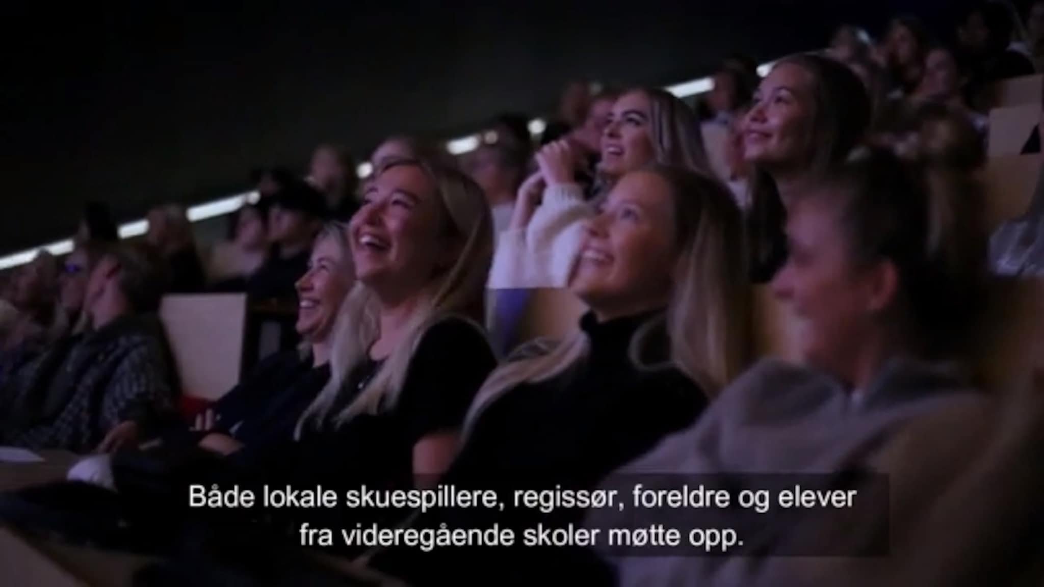 Førpremiere på serien "Nudes" på Tangen videregående skole