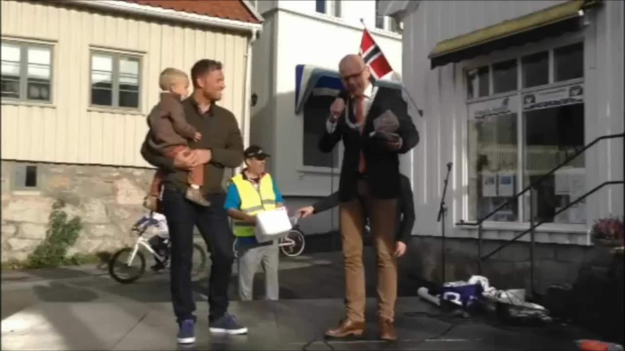 Her hylles Thor Hushovd