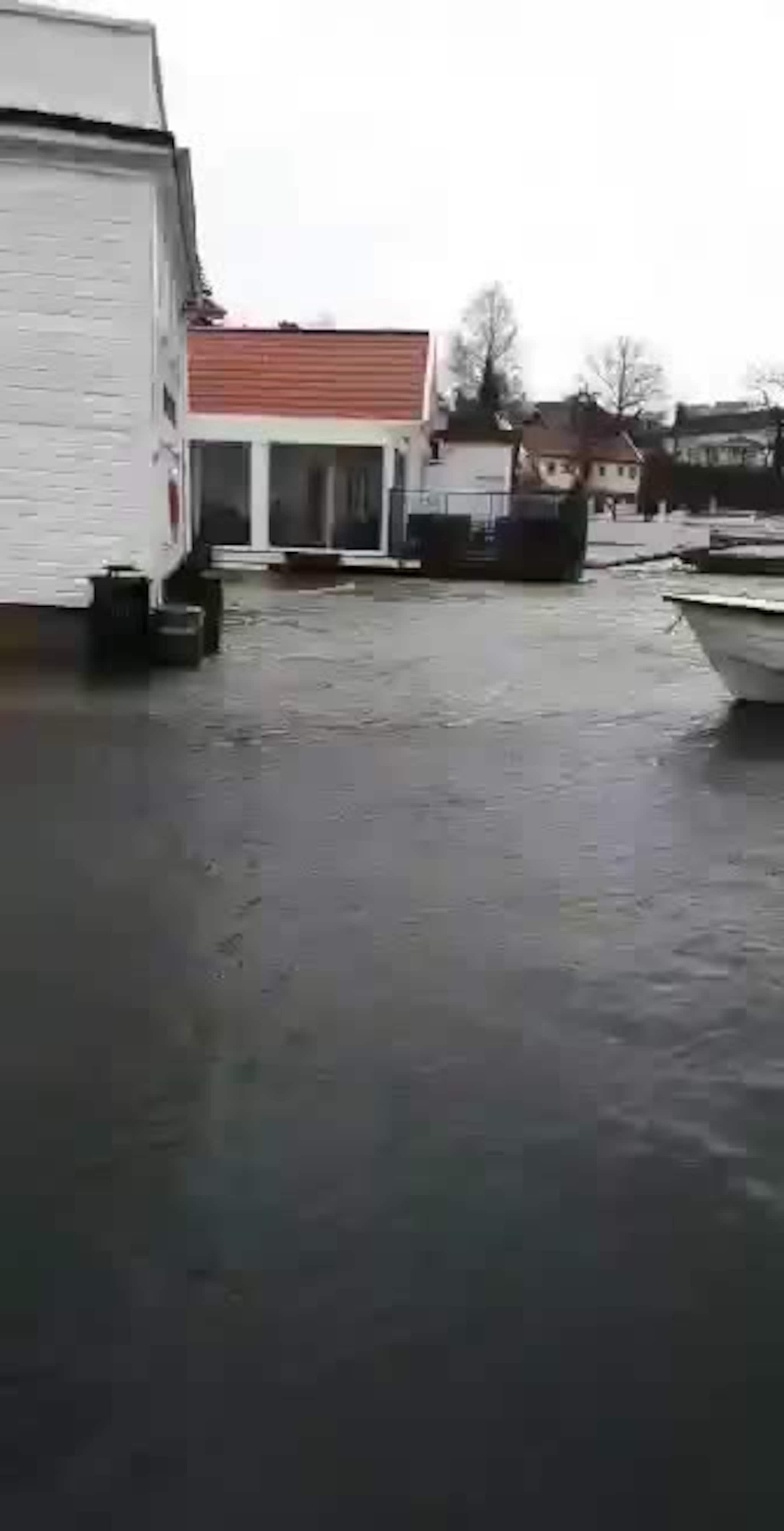Høy vannstand i Lillesand