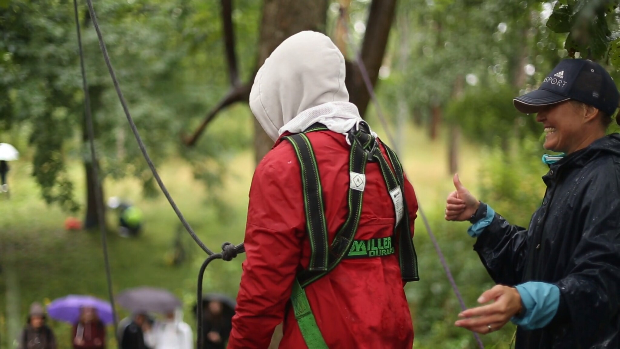 Oppstartfestivalen på Kvadraturen Videregående - Hoppsikring på Odderøya