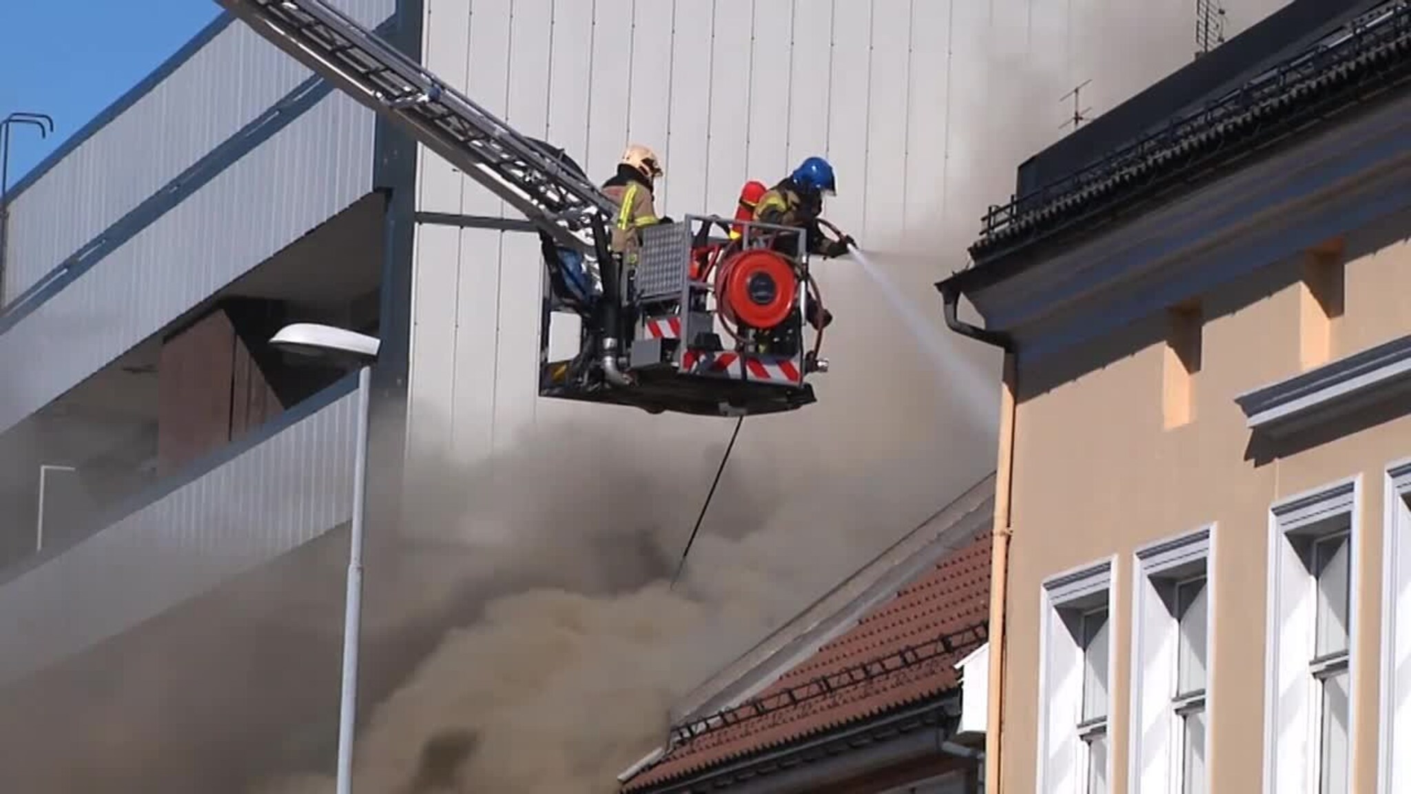 Kraftig brann i Kvadraturen