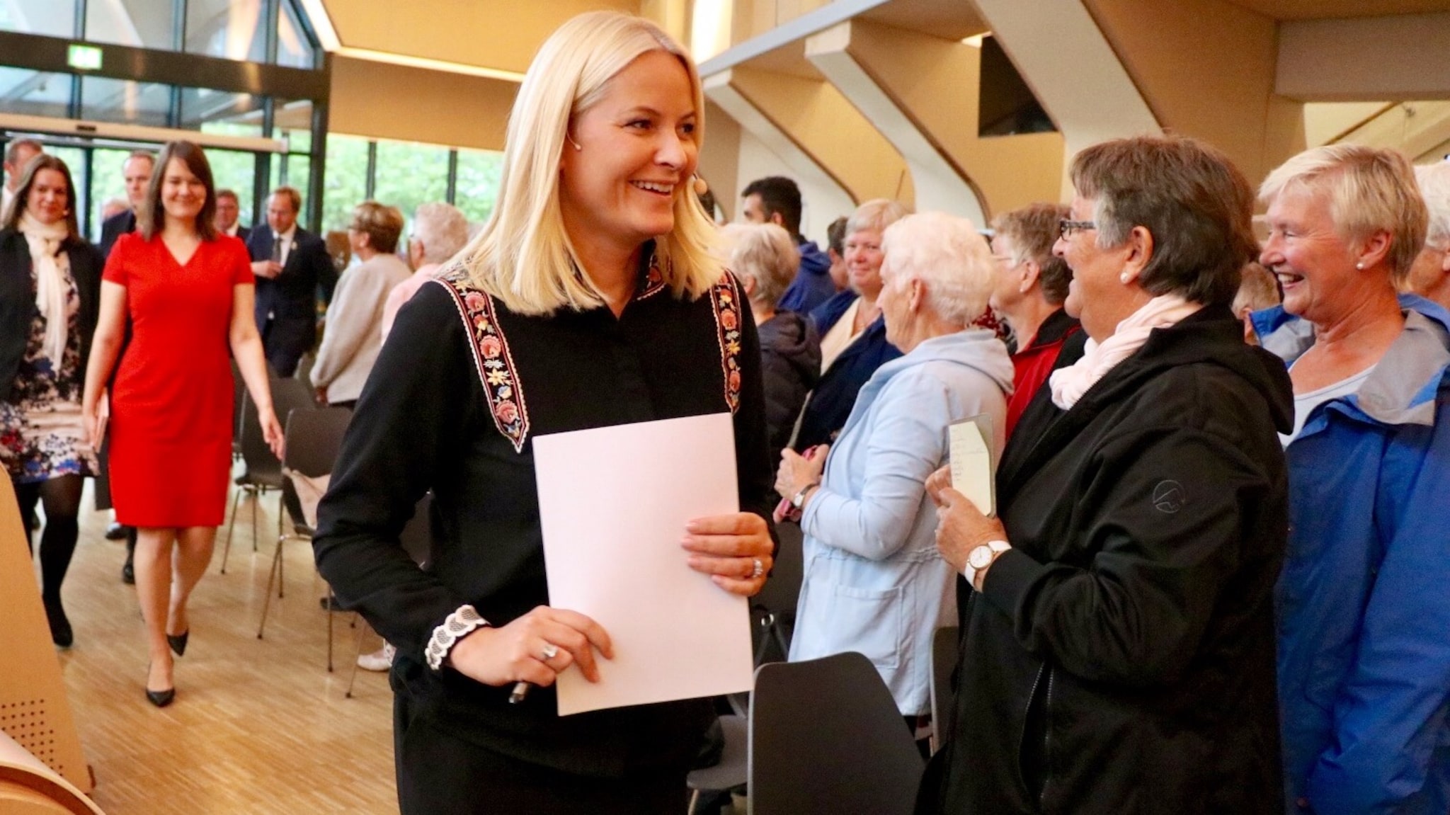 Vi fulgte Mette-Marits besøk i Vennesla og Kristiansand