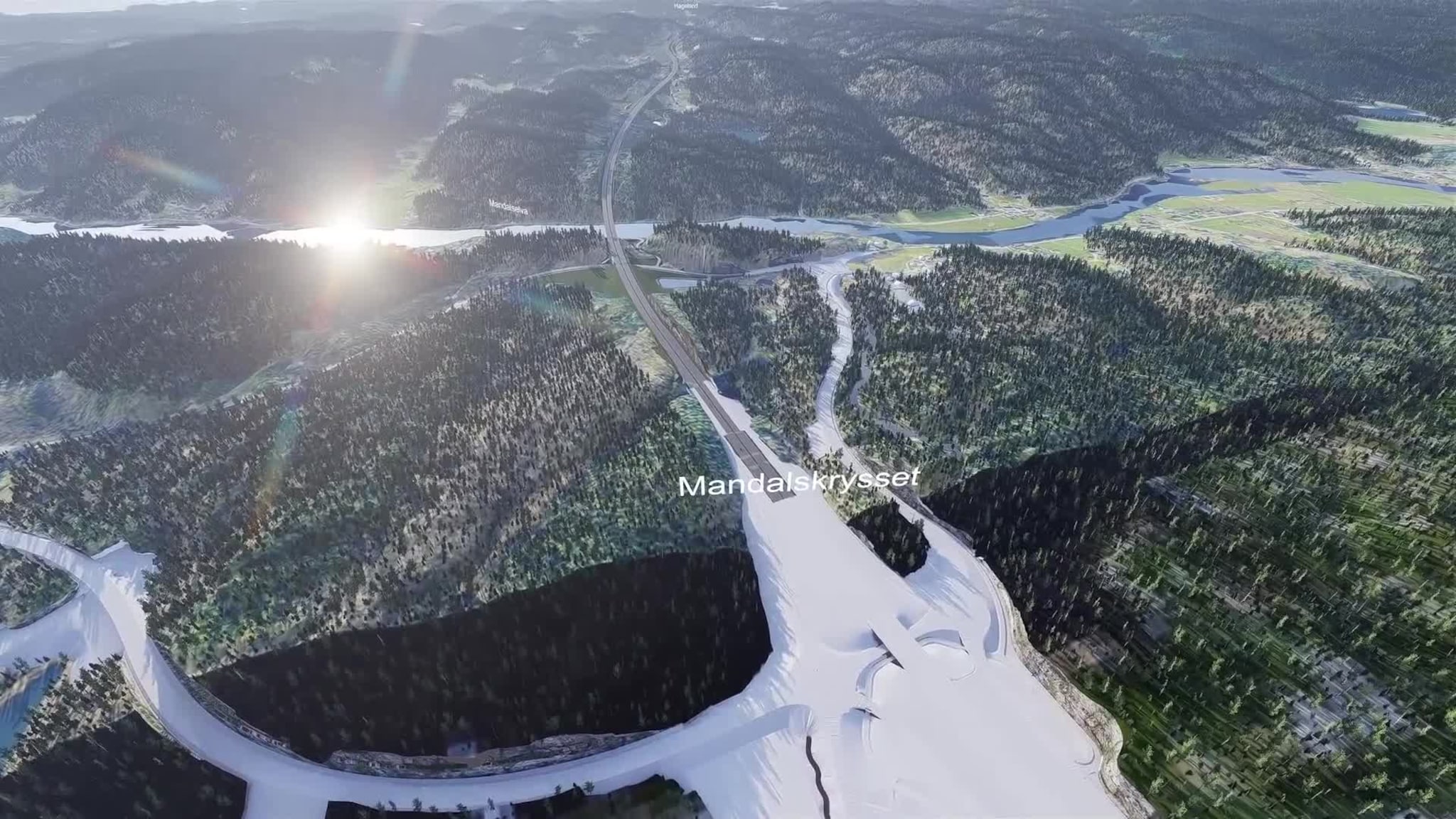 Slik kan ny E 39 Mandal   Lyngdal øst bli