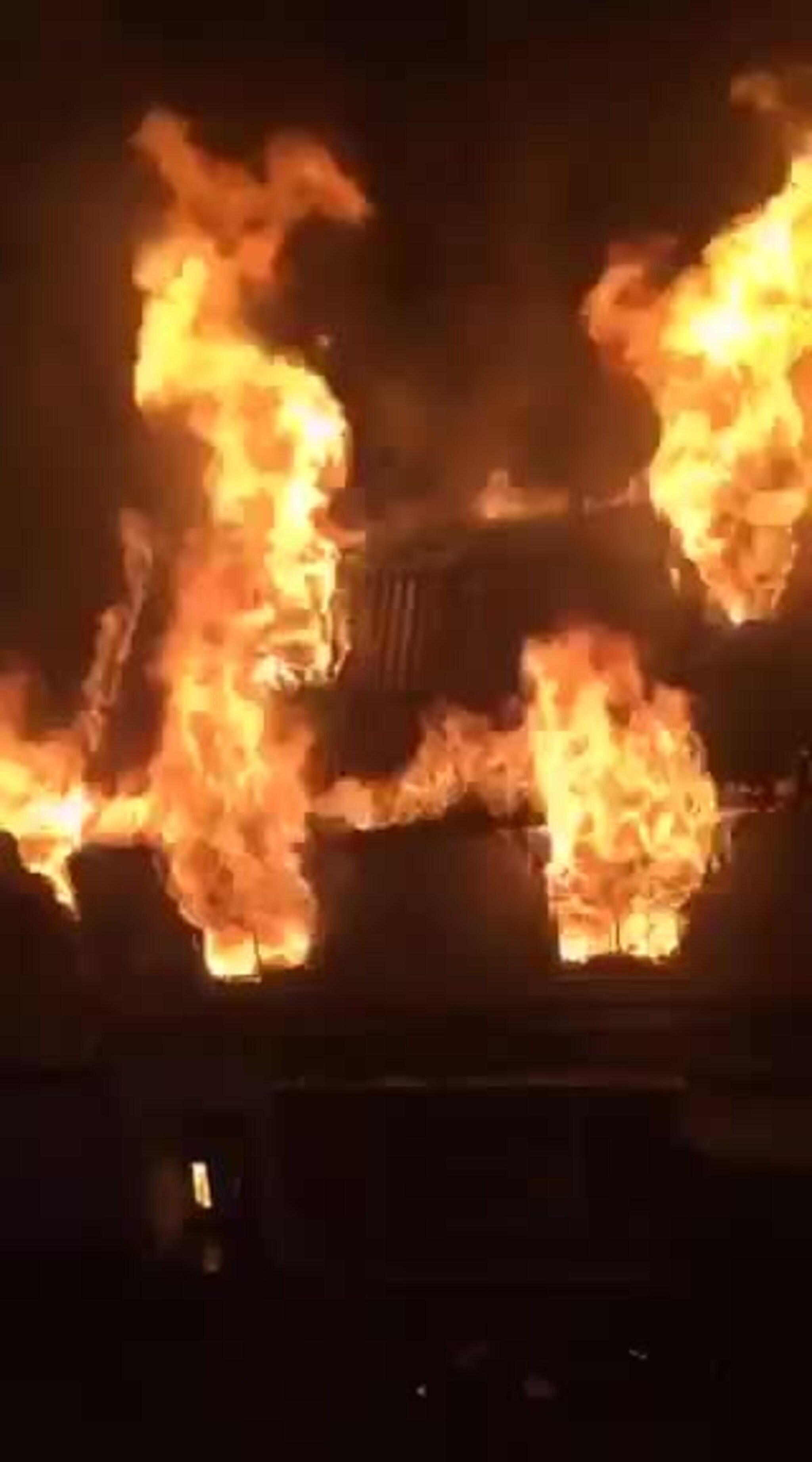 Brann i Henrik Wergelands gate