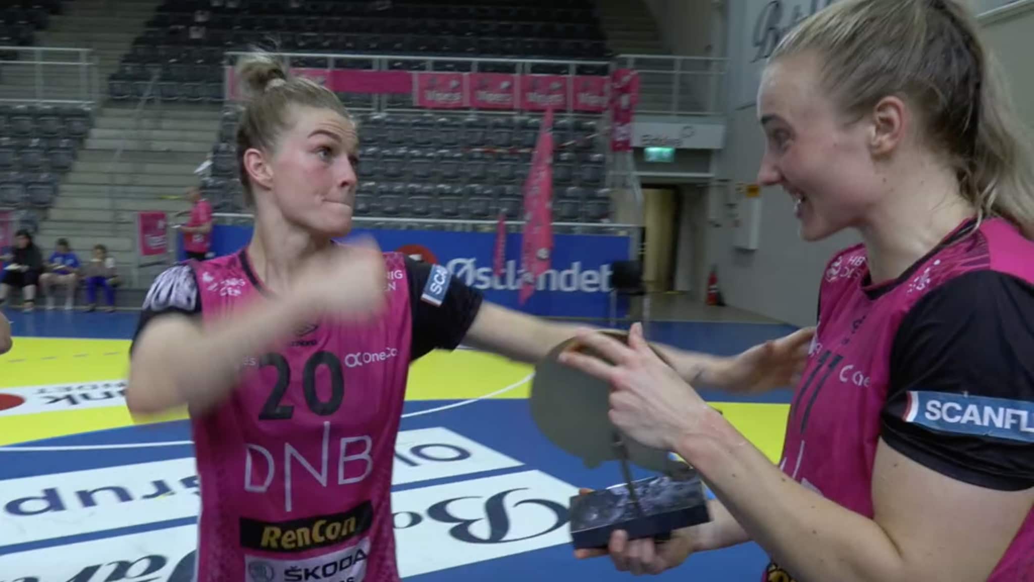 En av gull-pokalene knakk: - Silje, har du ødelagt den?