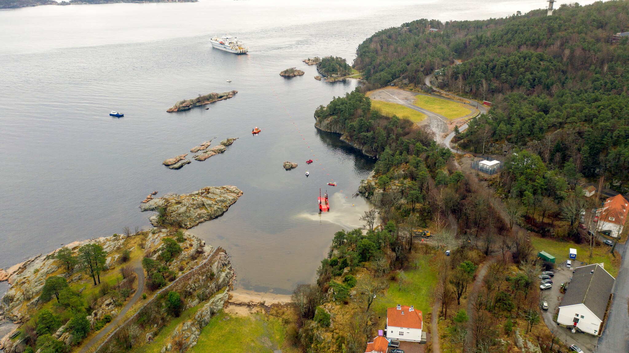 VIDEO: Her ankommer den 7200 kilometer lange fiberkabelen Havfrue land