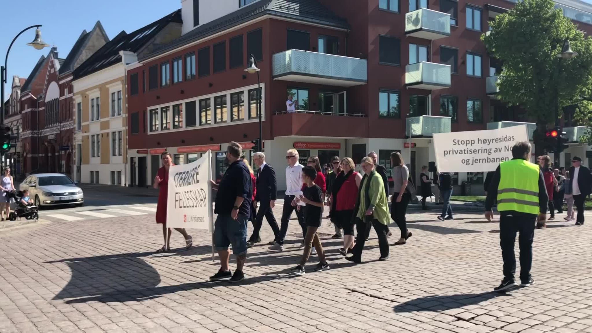 Se 1. mai-toget i Kristiansand