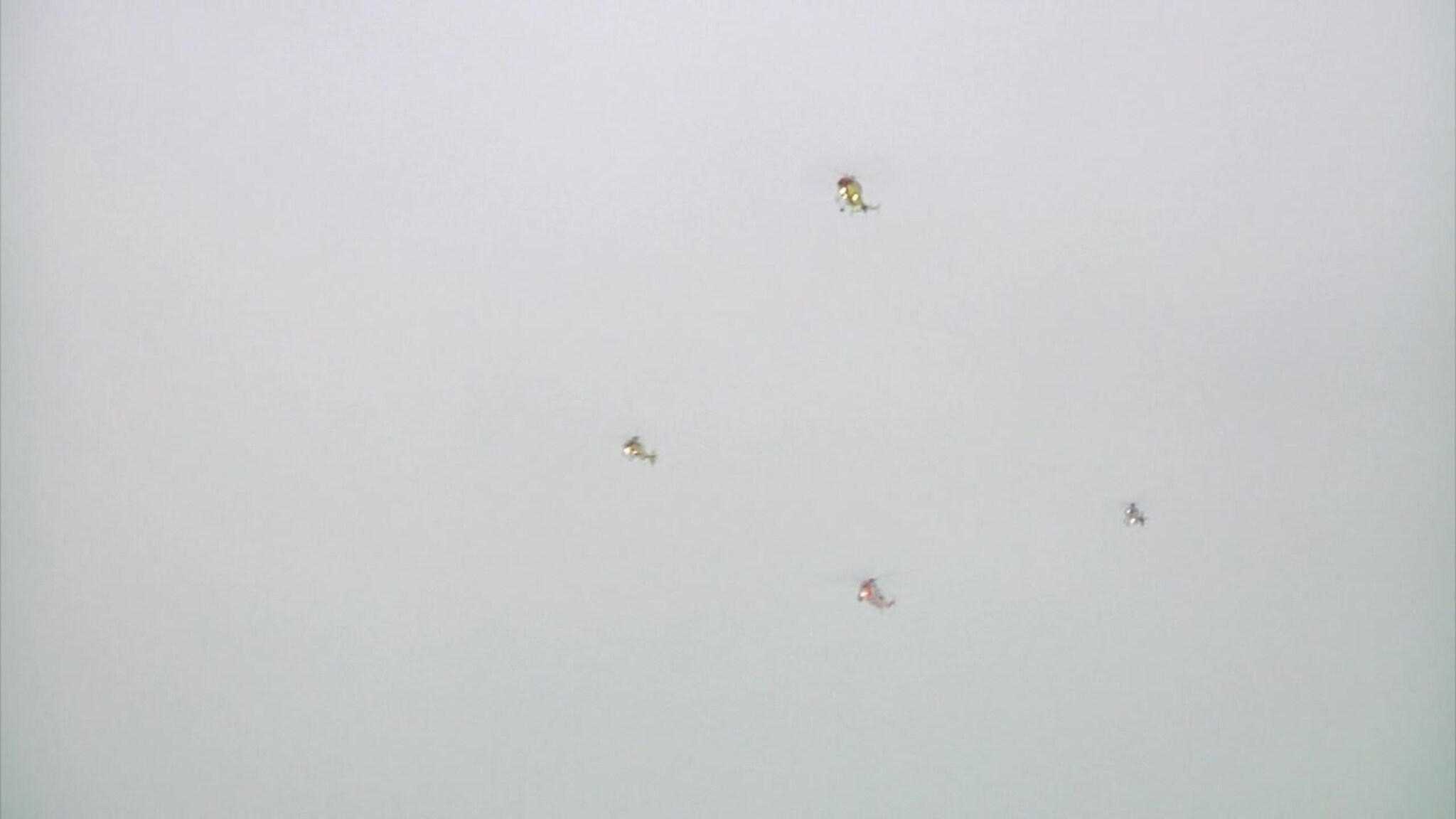 Luftambulanselegen hedret med helikopterformasjon