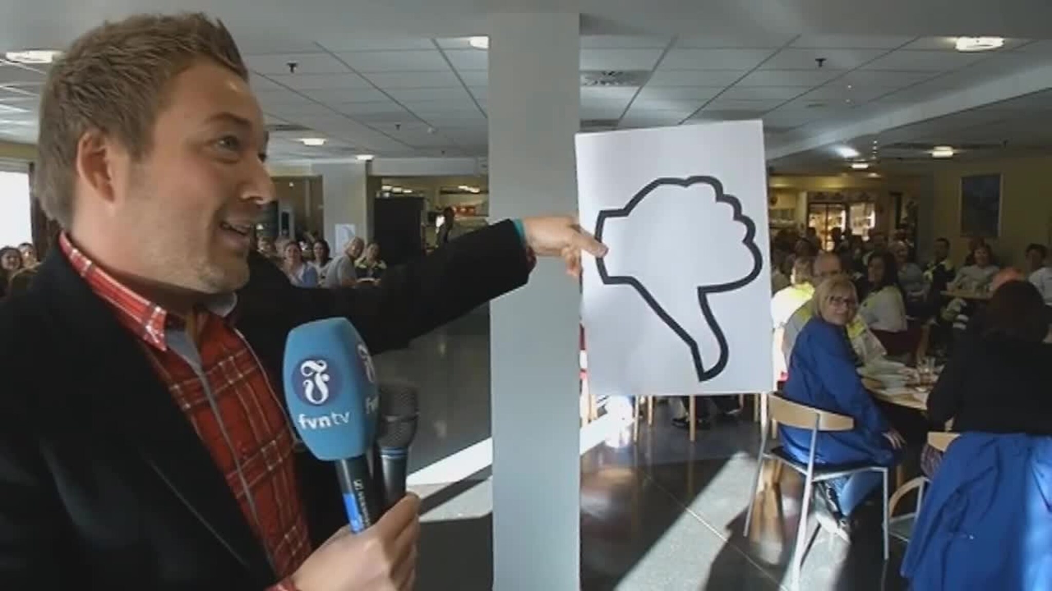 Her blir det tommel ned