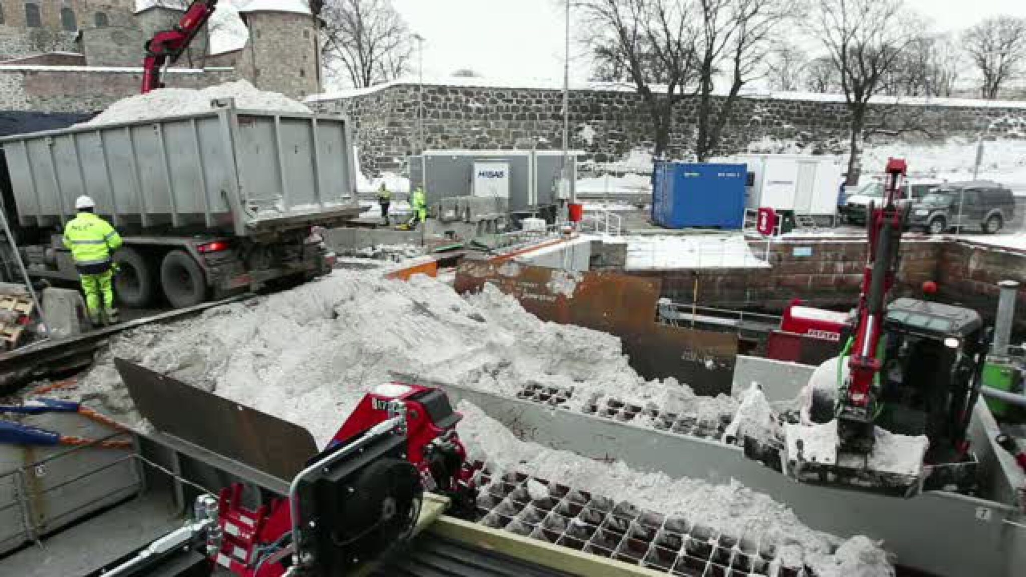 Setter opp snøsmelteanlegg i Oslo