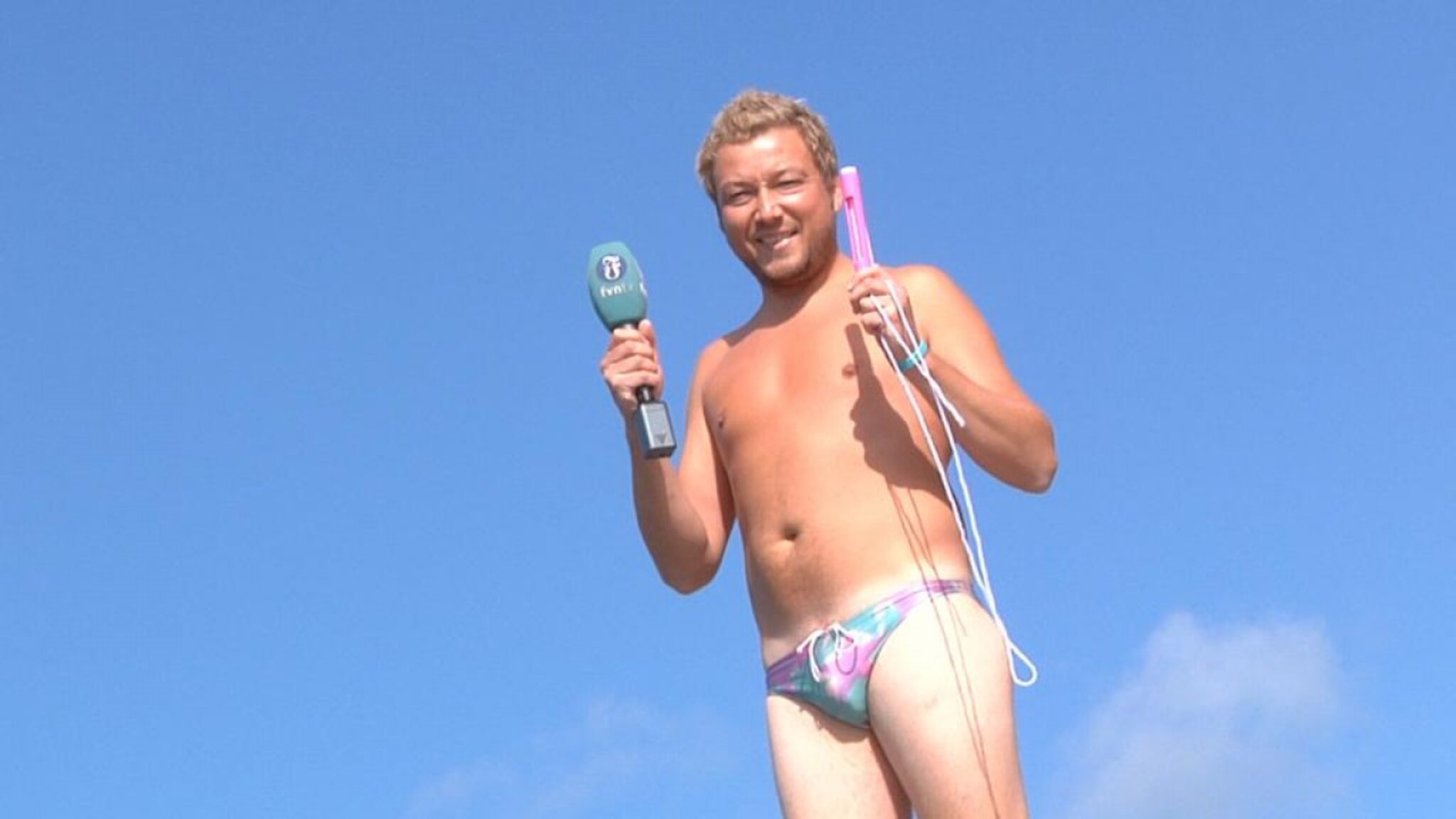 Speedo-Jim tester badetempen