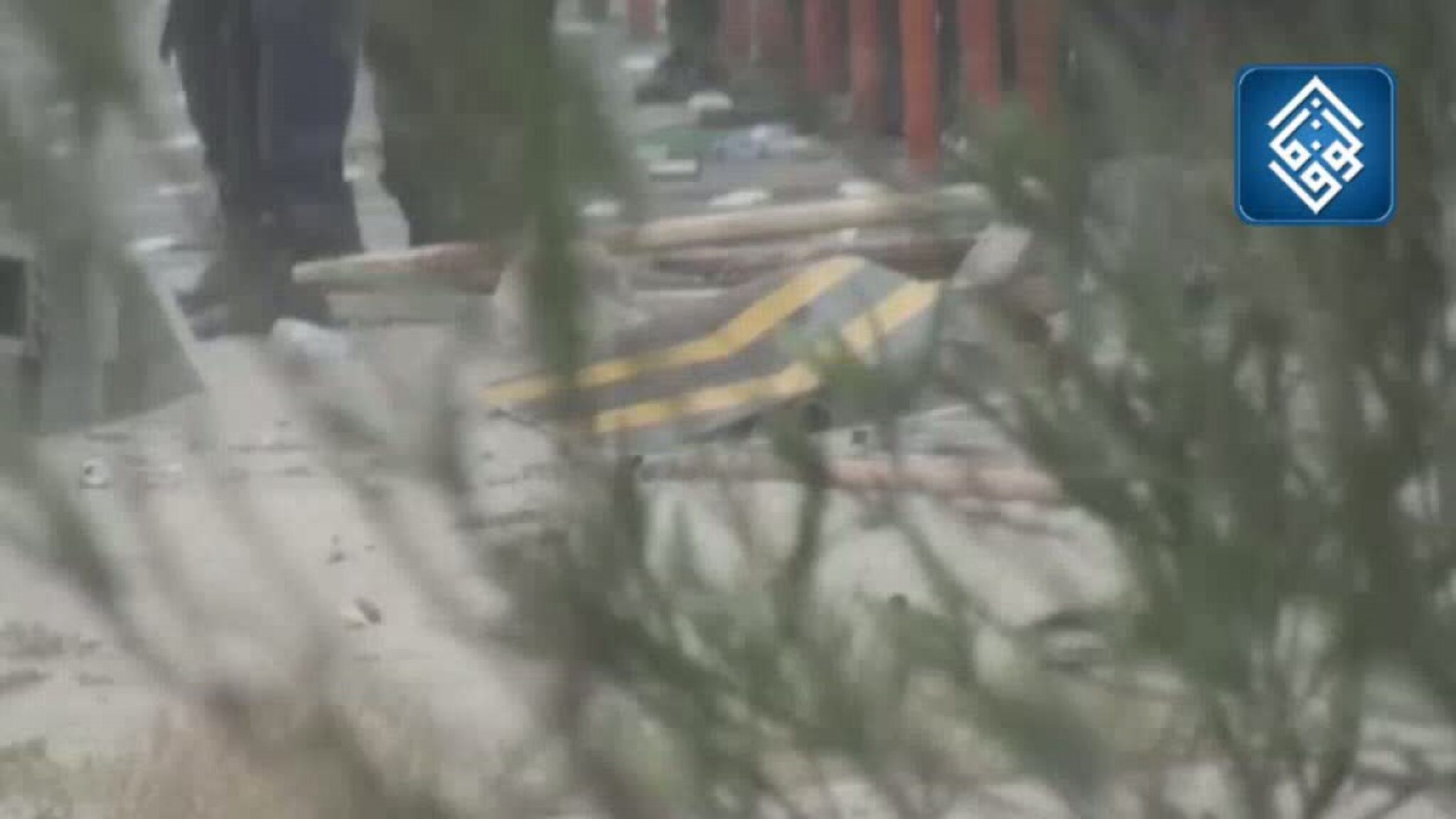 Her blir han skutt rett ned