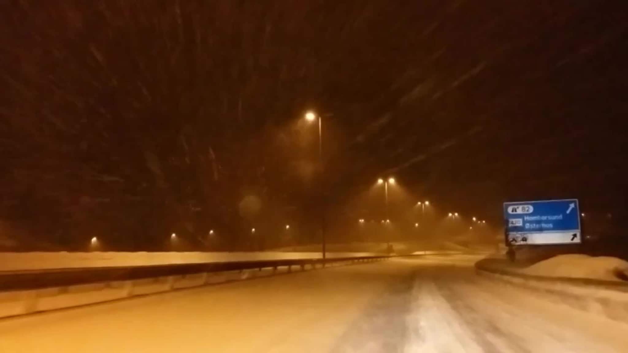 E 18 torsdag morgen