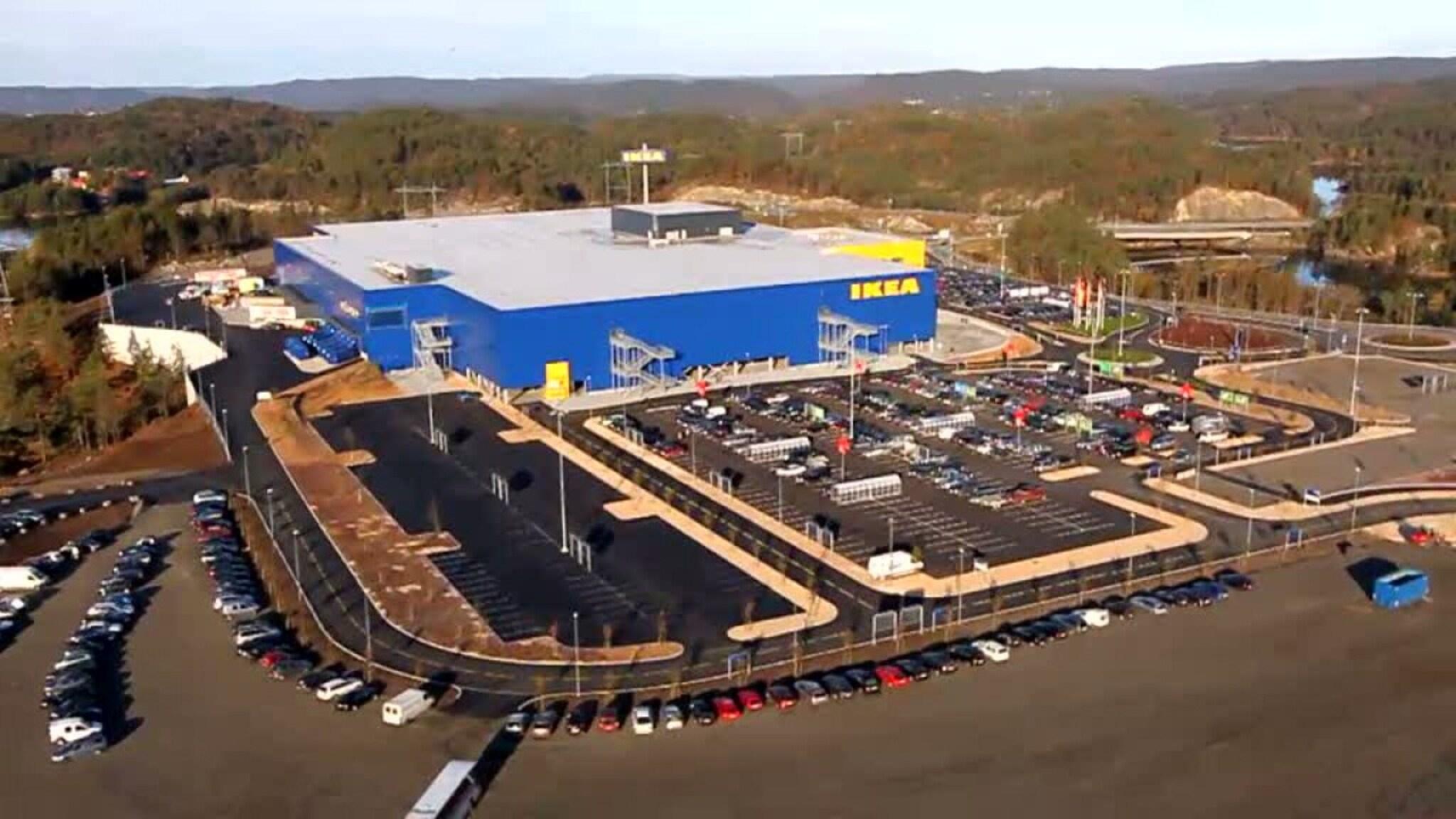 Opplev Ikea fra luften