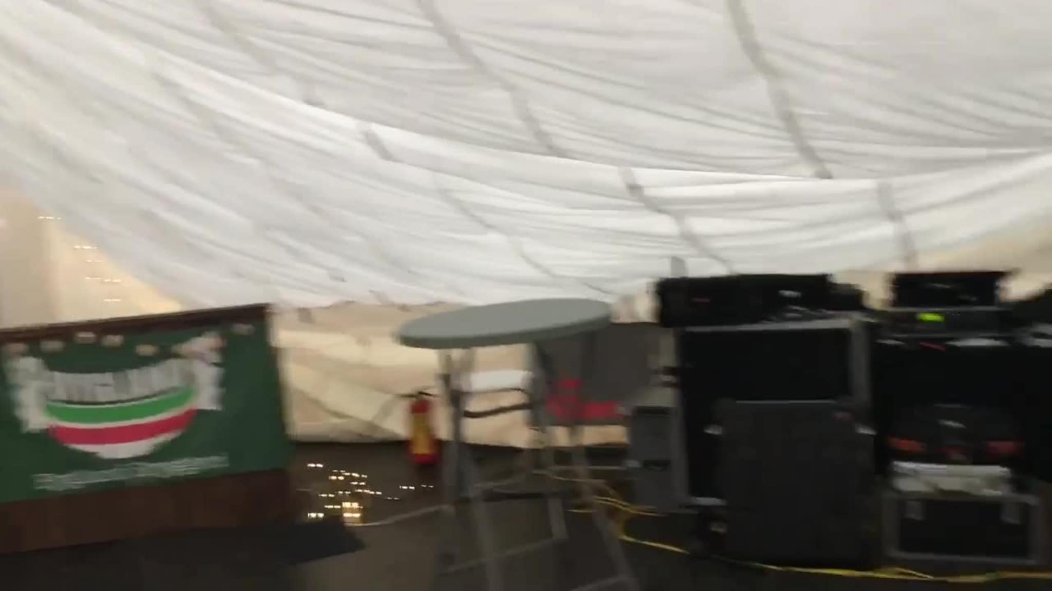 Festivaltelt kollapset på Hovden