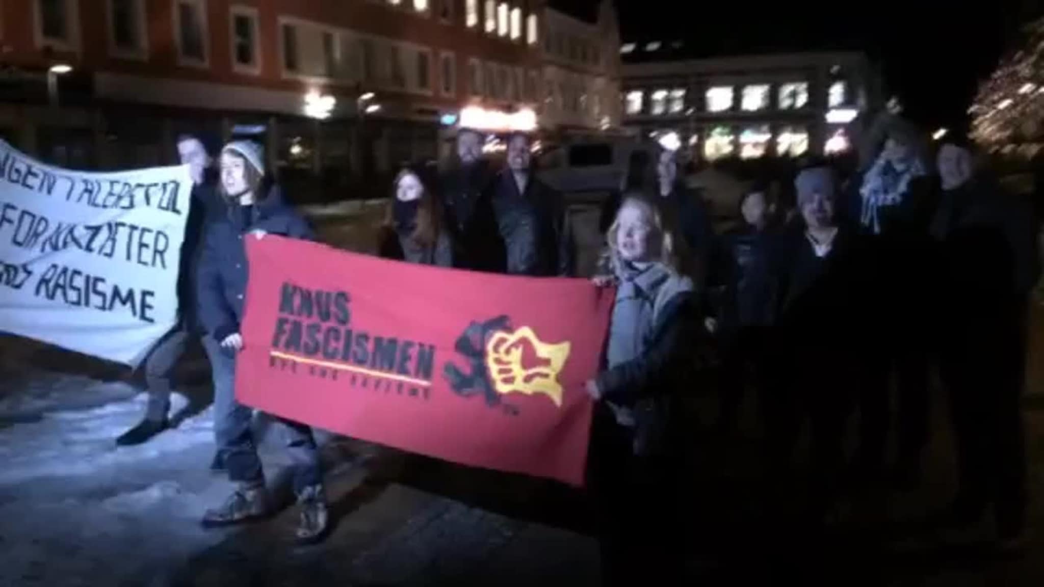 Demonstrasjon på Torvet
