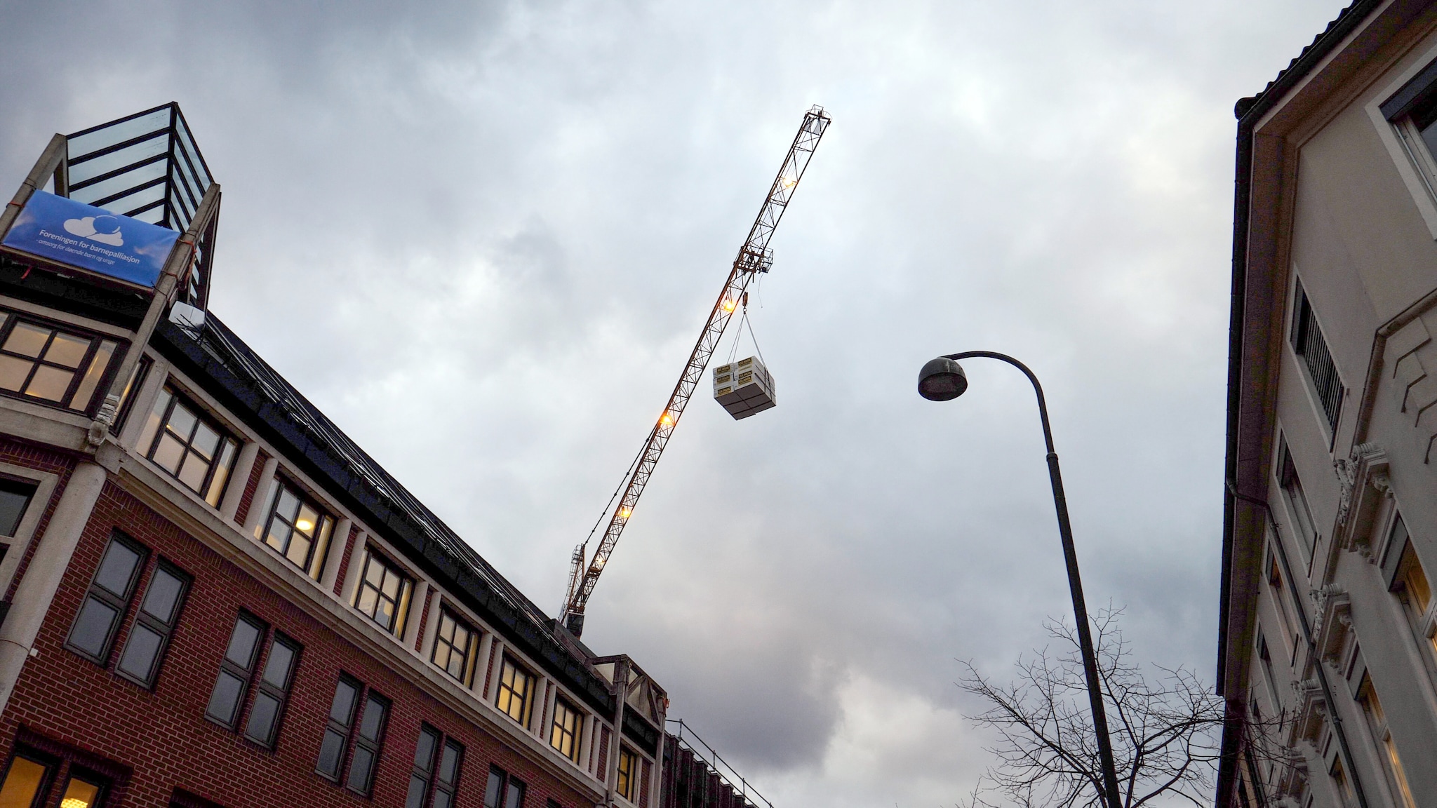 VIDEO: Her heiser de isopor midt i kvadraturen