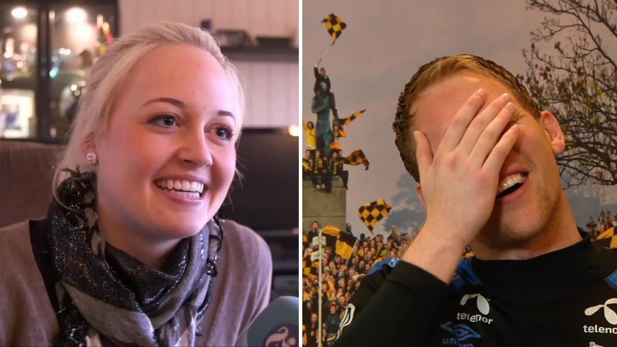 Sjekk hva som får Starts reservekeeper til å rødme