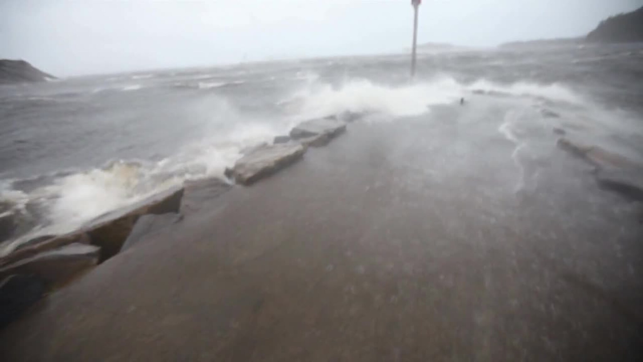 Storm på Sjøsanden