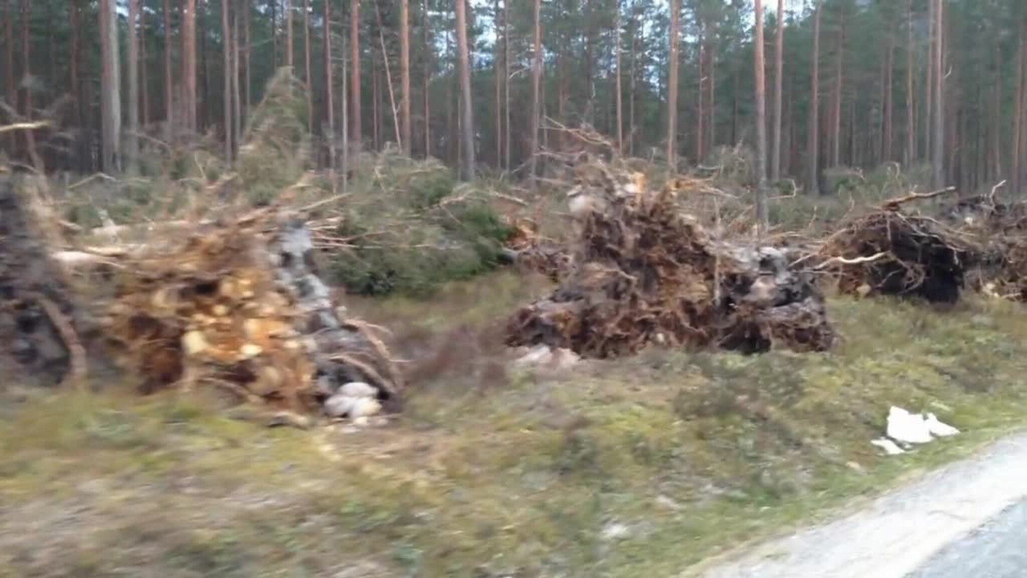 Se de massive ødeleggelsene