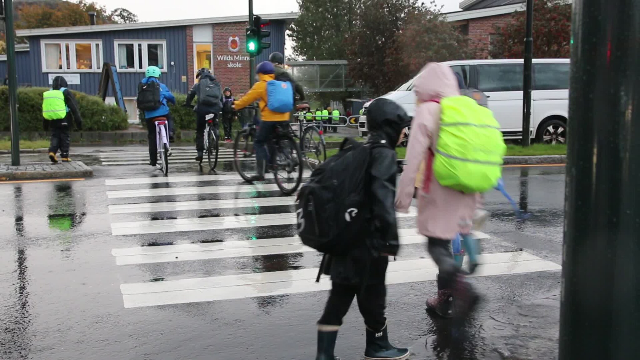 Wilds Minne gangfelt. Trygg Trafikk