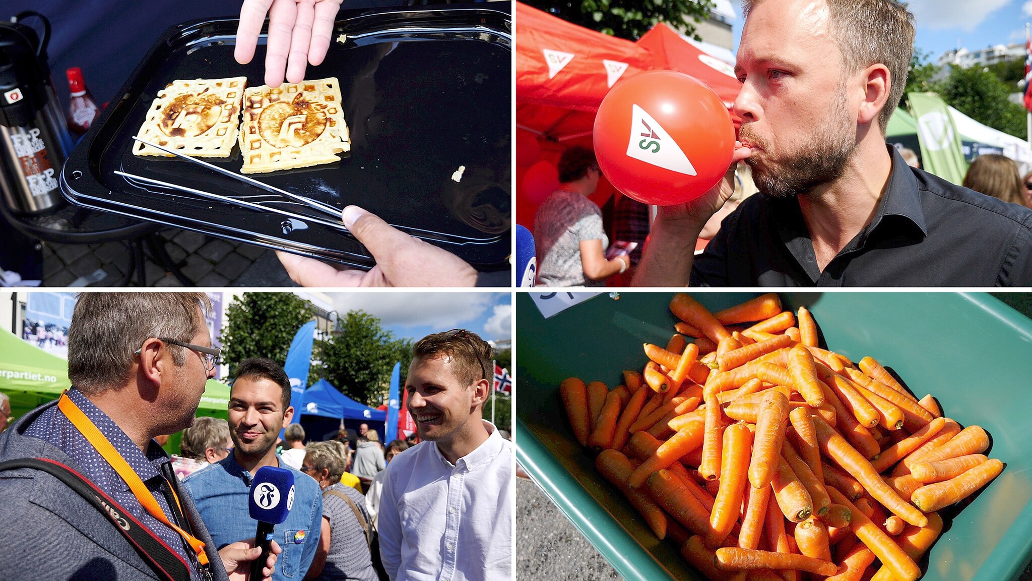 Video: Se hvem som har den beste gi bort-effekten under Arendalsuka