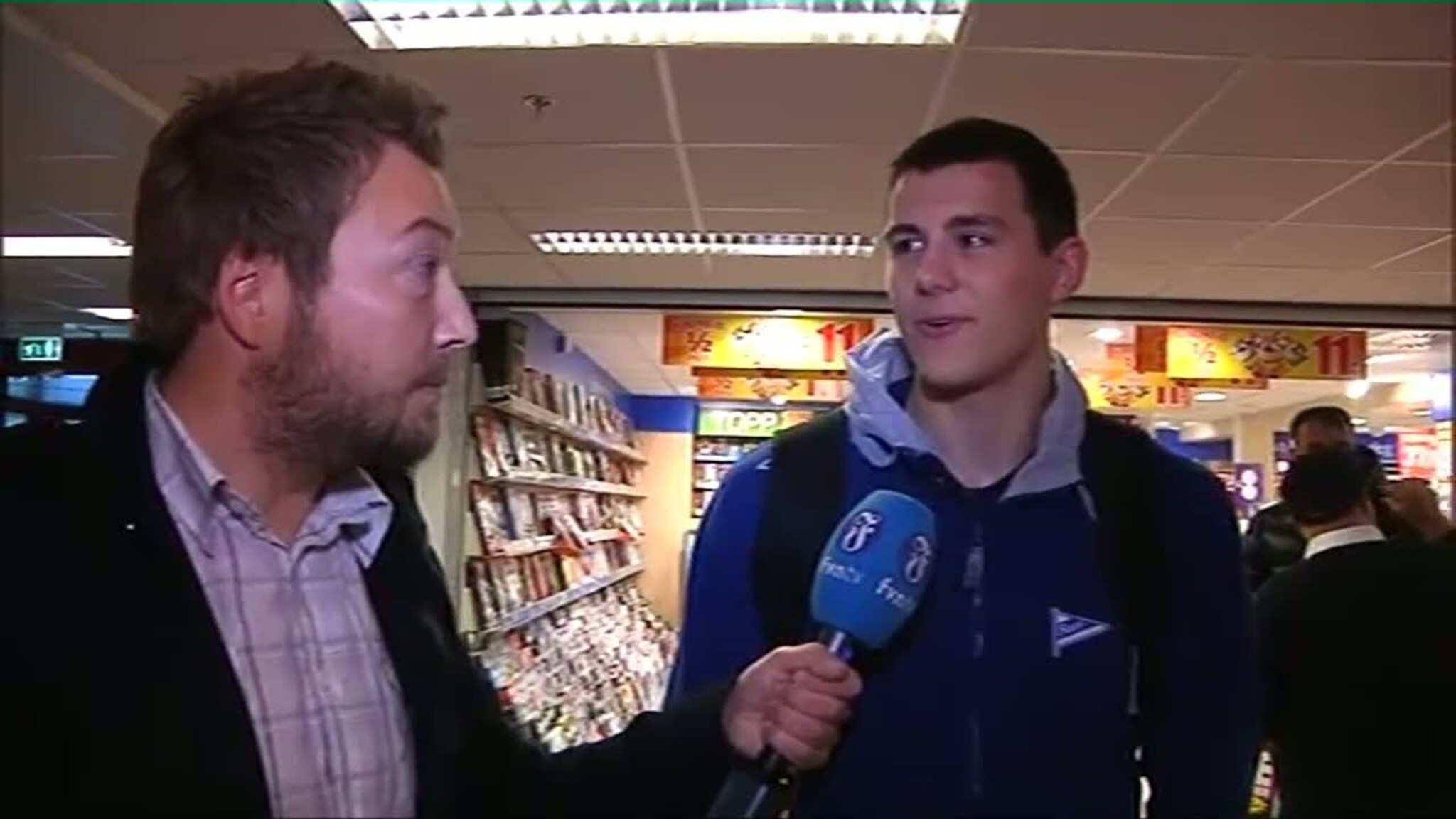 Før kampen: Christian Tveit