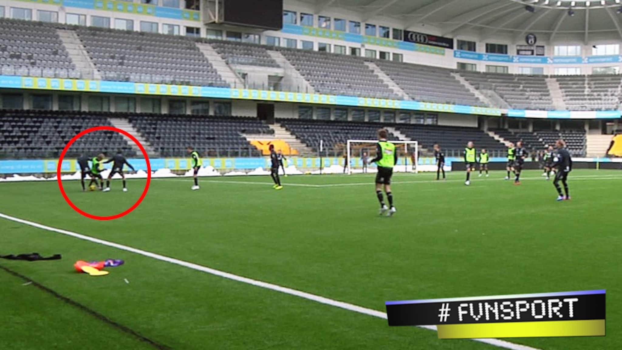 Se Aase ydmyke Hoff på trening