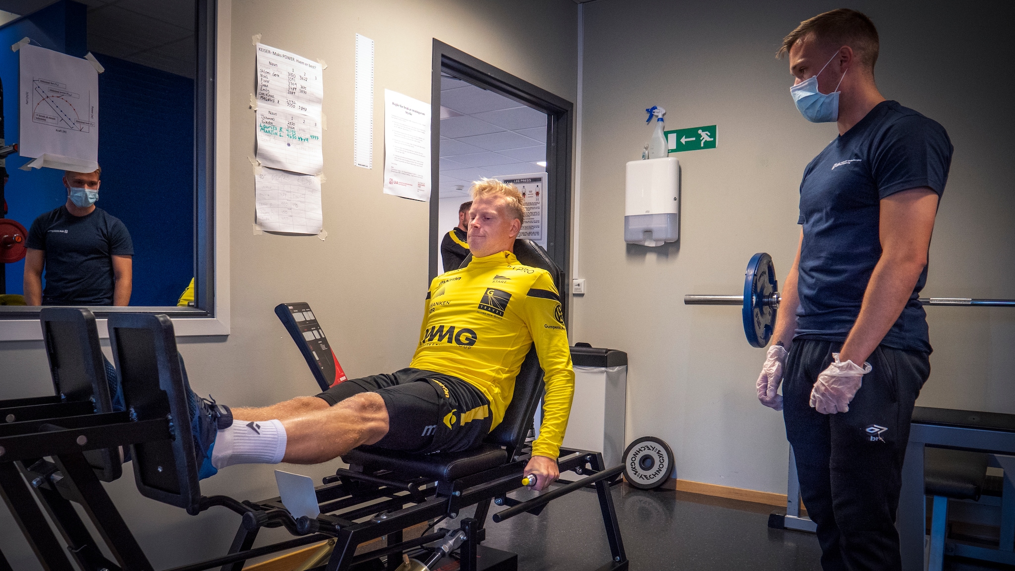 VIDEO: Se hvordan Start tester spillerne fysisk